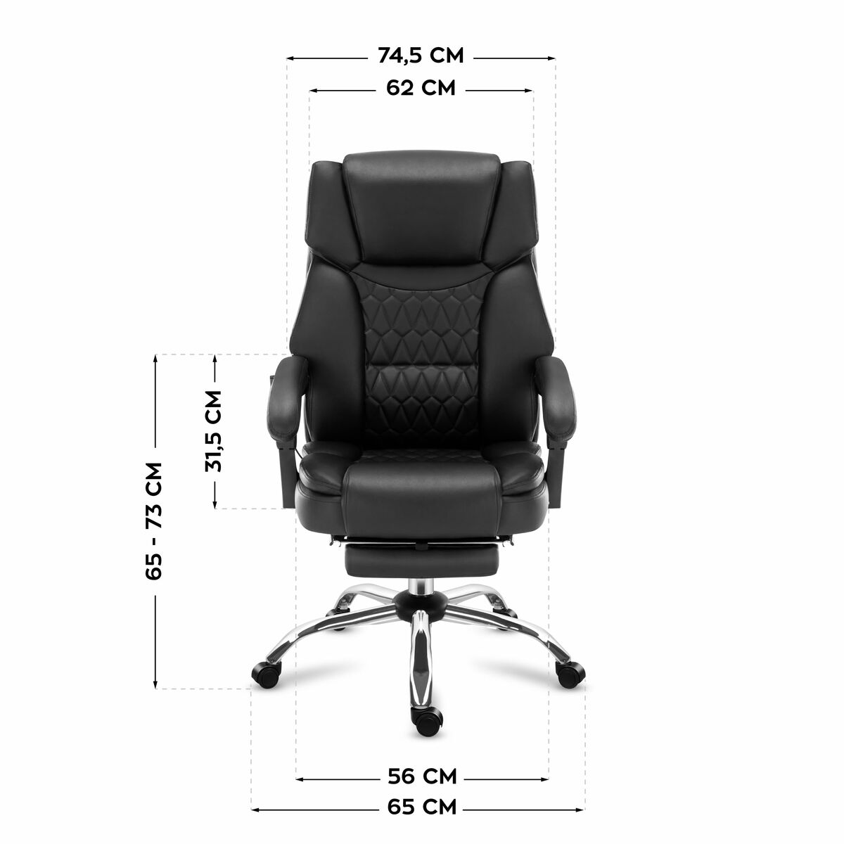 Kontorsstol Mark Adler MA-BOSS 6.0 Svart - 3