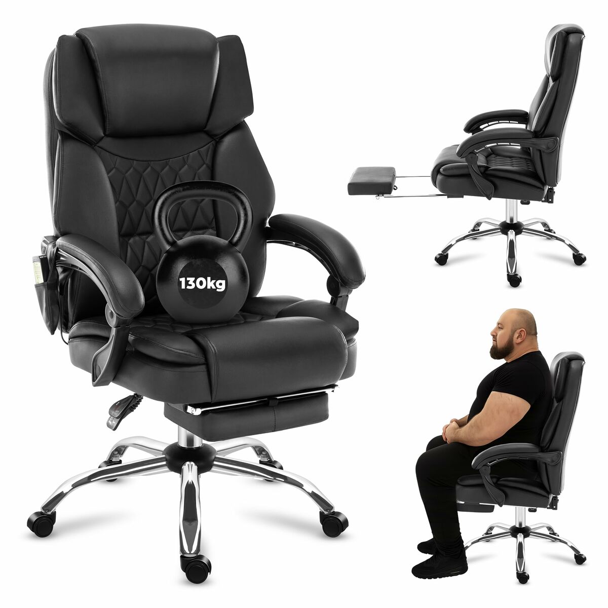Kontorsstol Mark Adler MA-BOSS 6.0 Svart