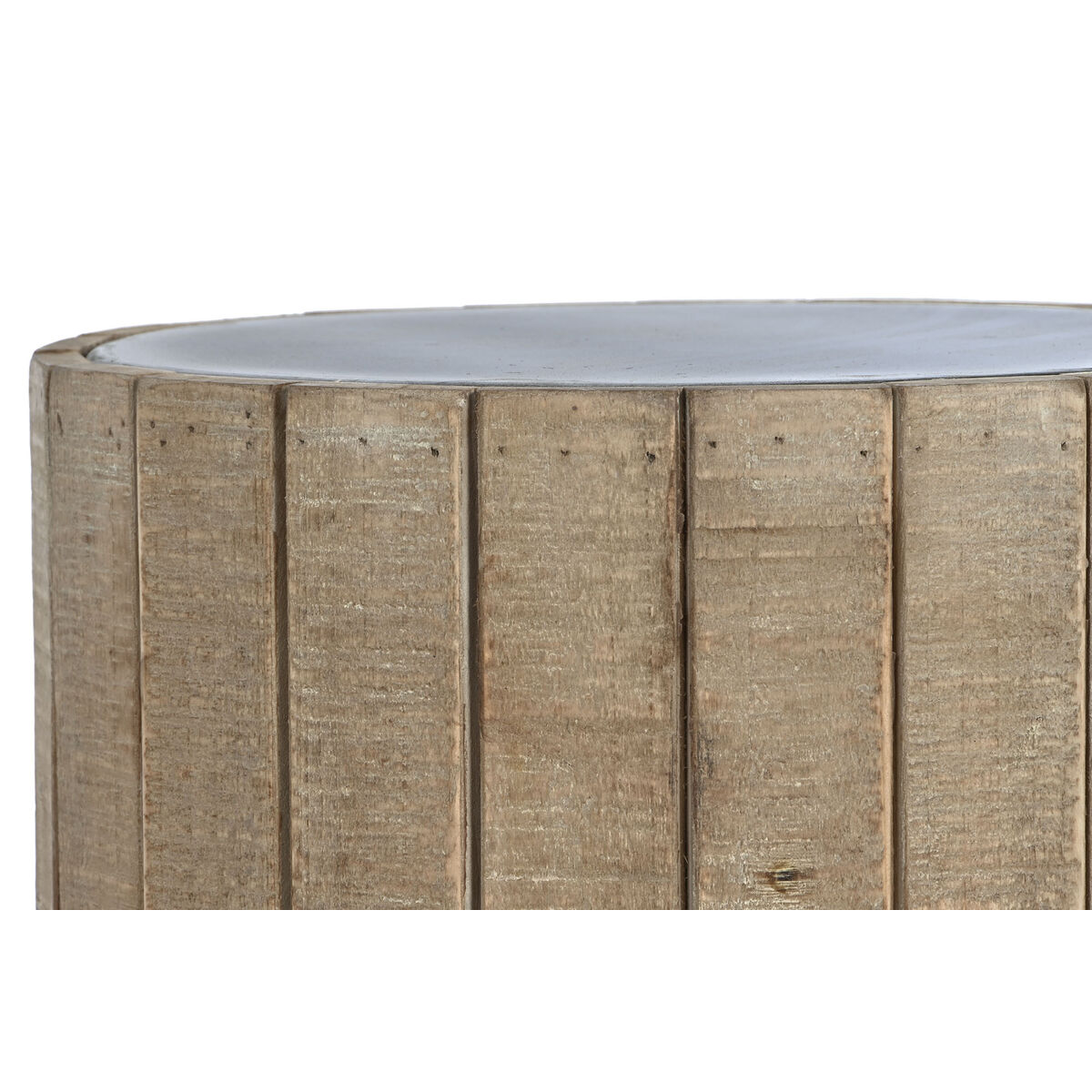Sidobord Home ESPRIT Naturell Gran Trä MDF 36 x 36 x 45 cm - 2