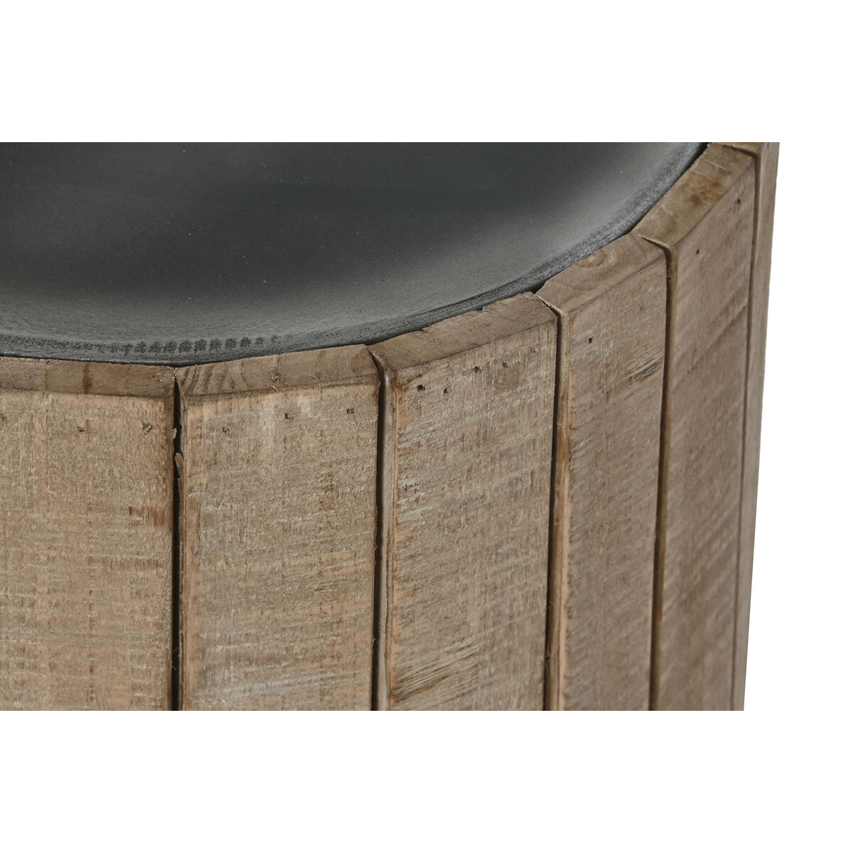 Sidobord Home ESPRIT Naturell Gran Trä MDF 36 x 36 x 45 cm - 3