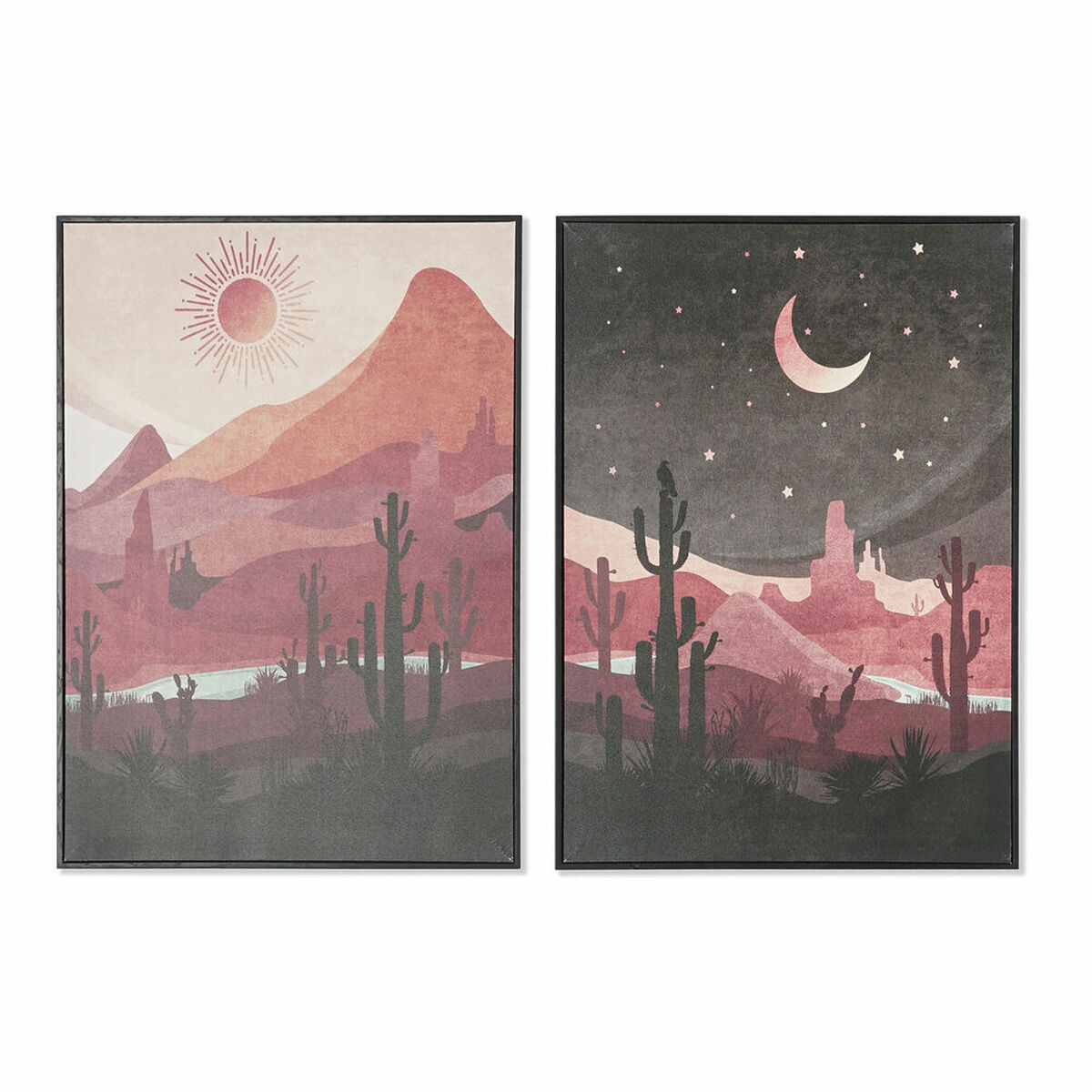 Kanvas DKD Home Decor Kanvas Trä MDF 50 x 3 x 70 cm