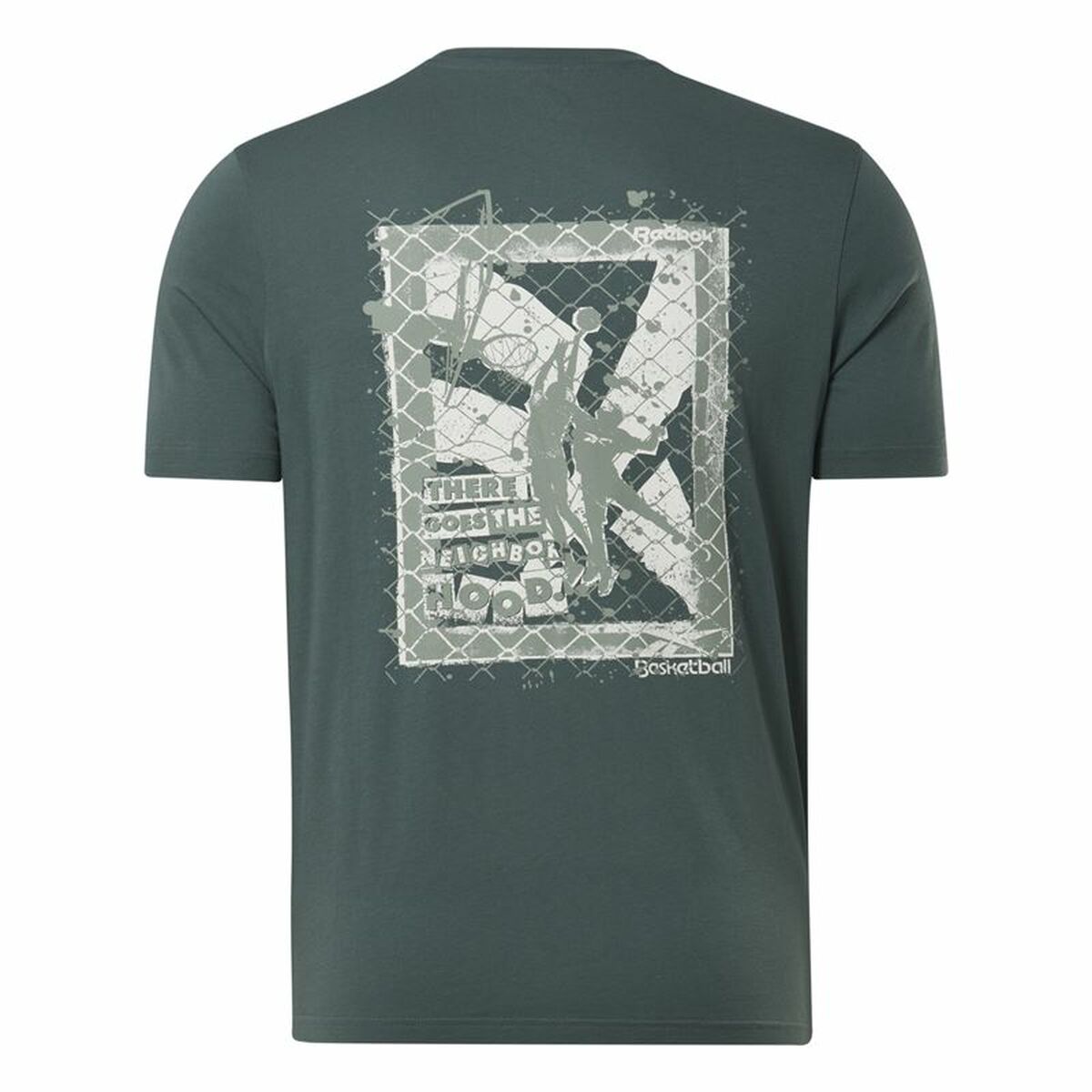 T-shirt med kortärm Herr Reebok Graphic Series Grön - 6
