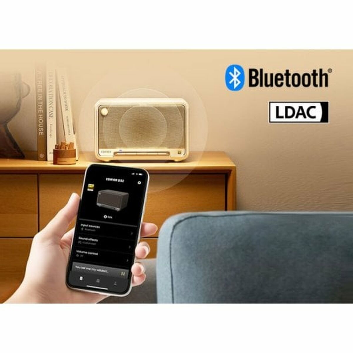 Bärbar Bluetooth Högtalare Edifier Svart - 7