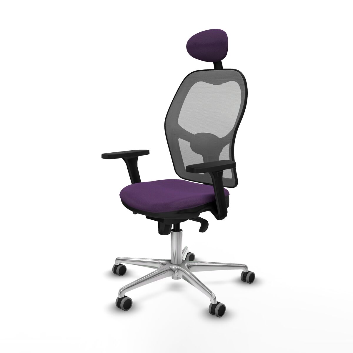 Kontorsstol med nackstöd Piqueras y Crespo 3D086G1 Purpur - 2