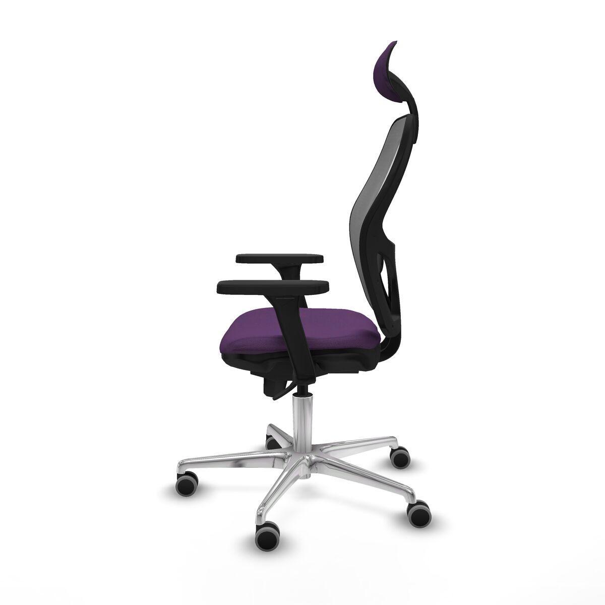 Kontorsstol med nackstöd Piqueras y Crespo 3D086G1 Purpur - 3