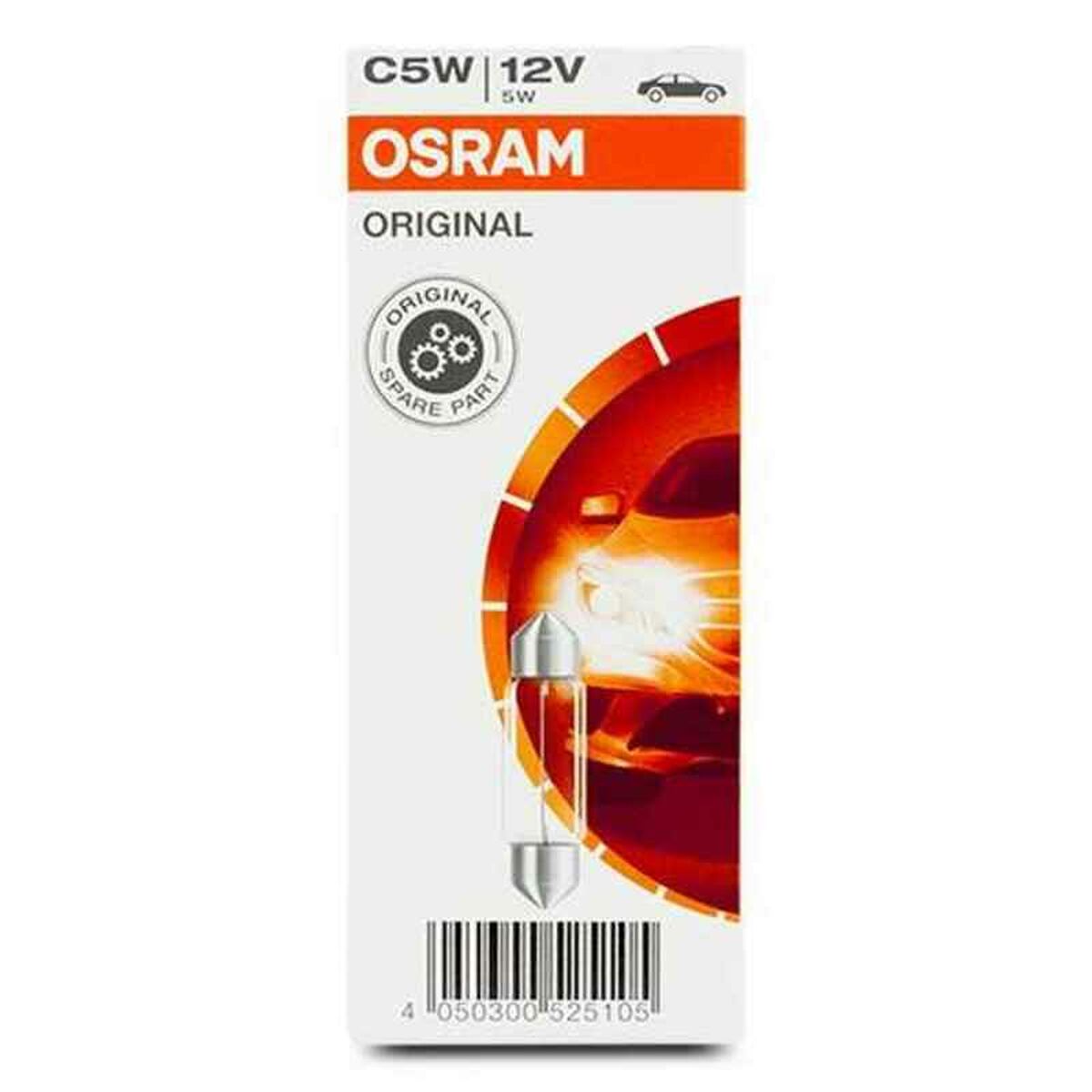 Glödlampa för bil OS6418 Osram OS6418 C5W 12V 5W (10 pcs) - 2