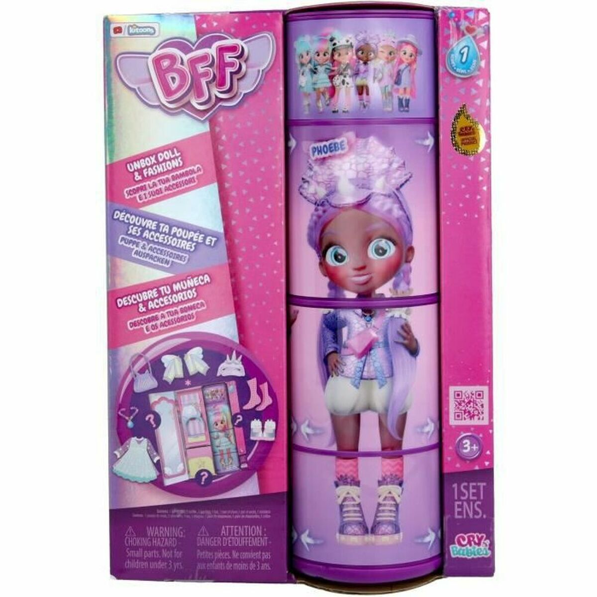 Docka IMC Toys Cry Babies Best Friends Forever 20 cm - 5