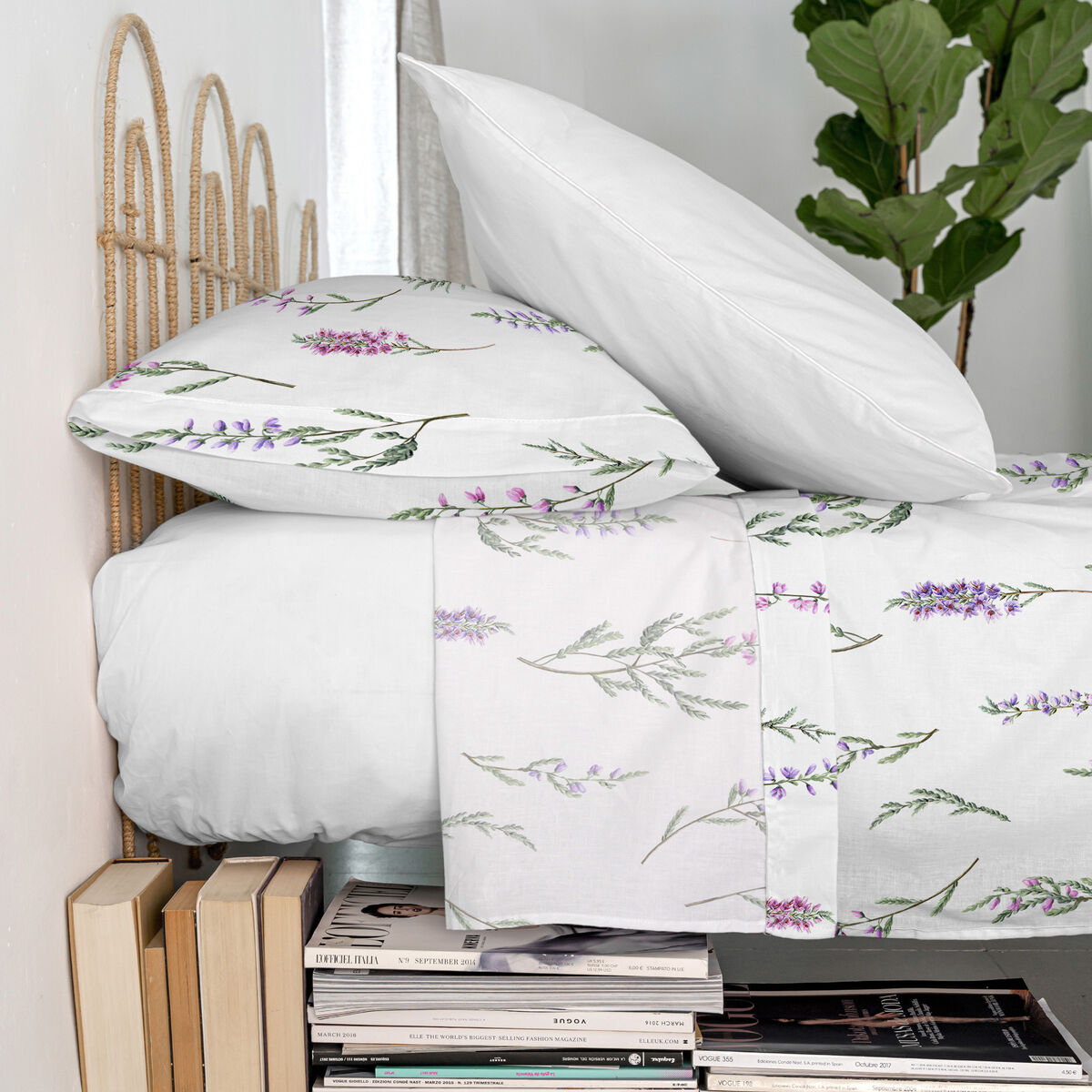 Bäddset HappyFriday Lavender Multicolour Säng 150/160 - 3