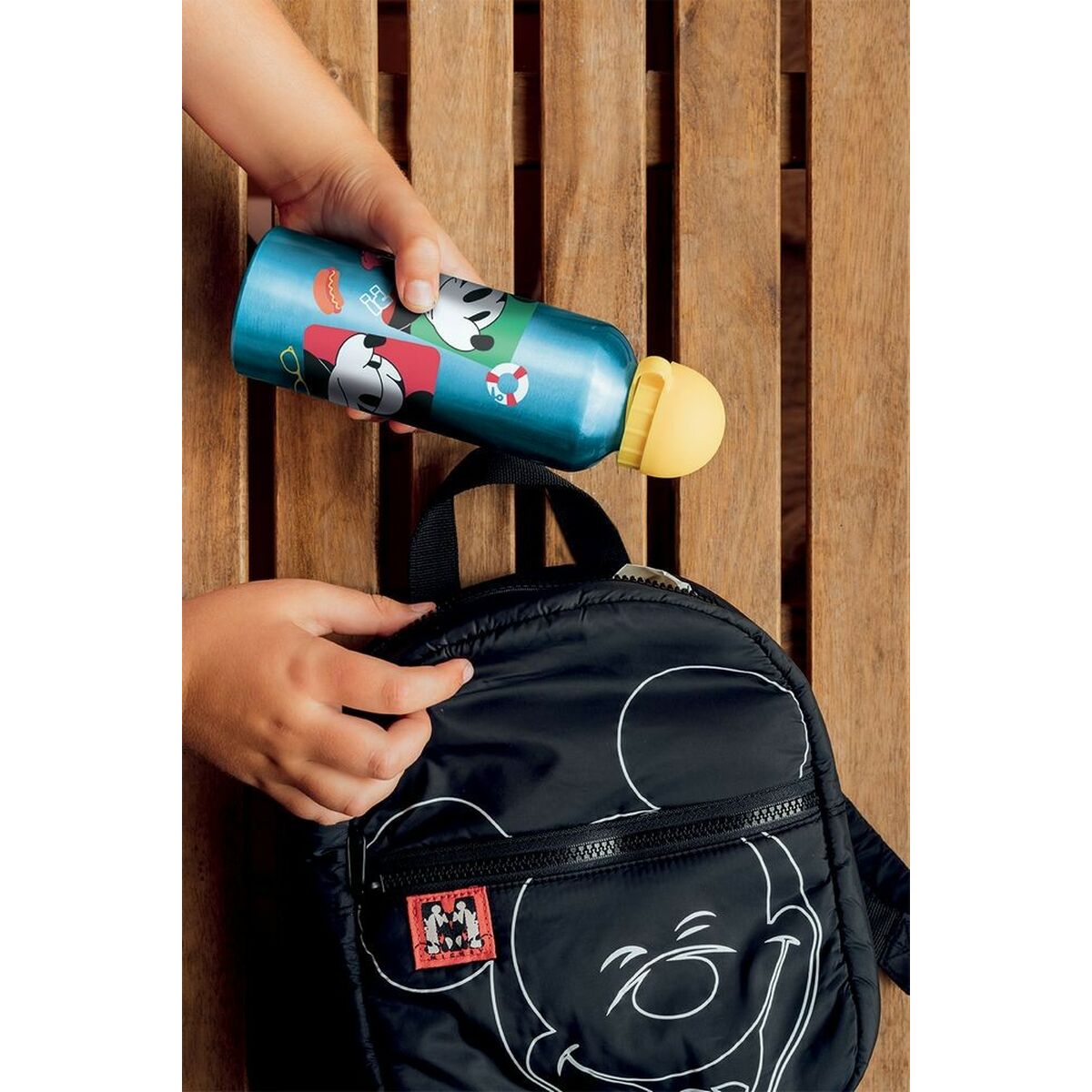 Vattenflaska Mickey Mouse CZ11262 530 ml Multicolour Aluminium - 2