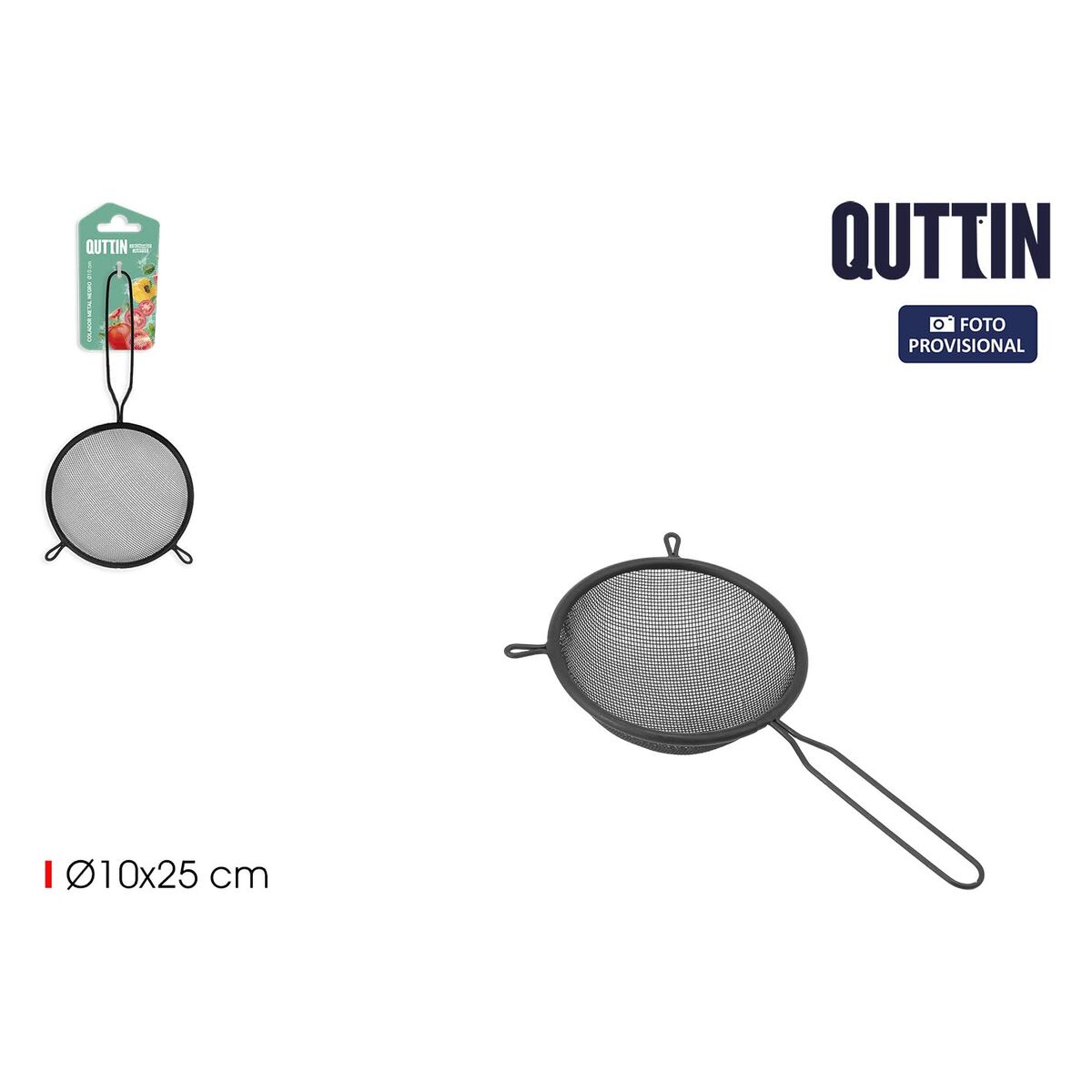 Sil Quttin Svart Metall Ø 10 cm (24 antal) - 2