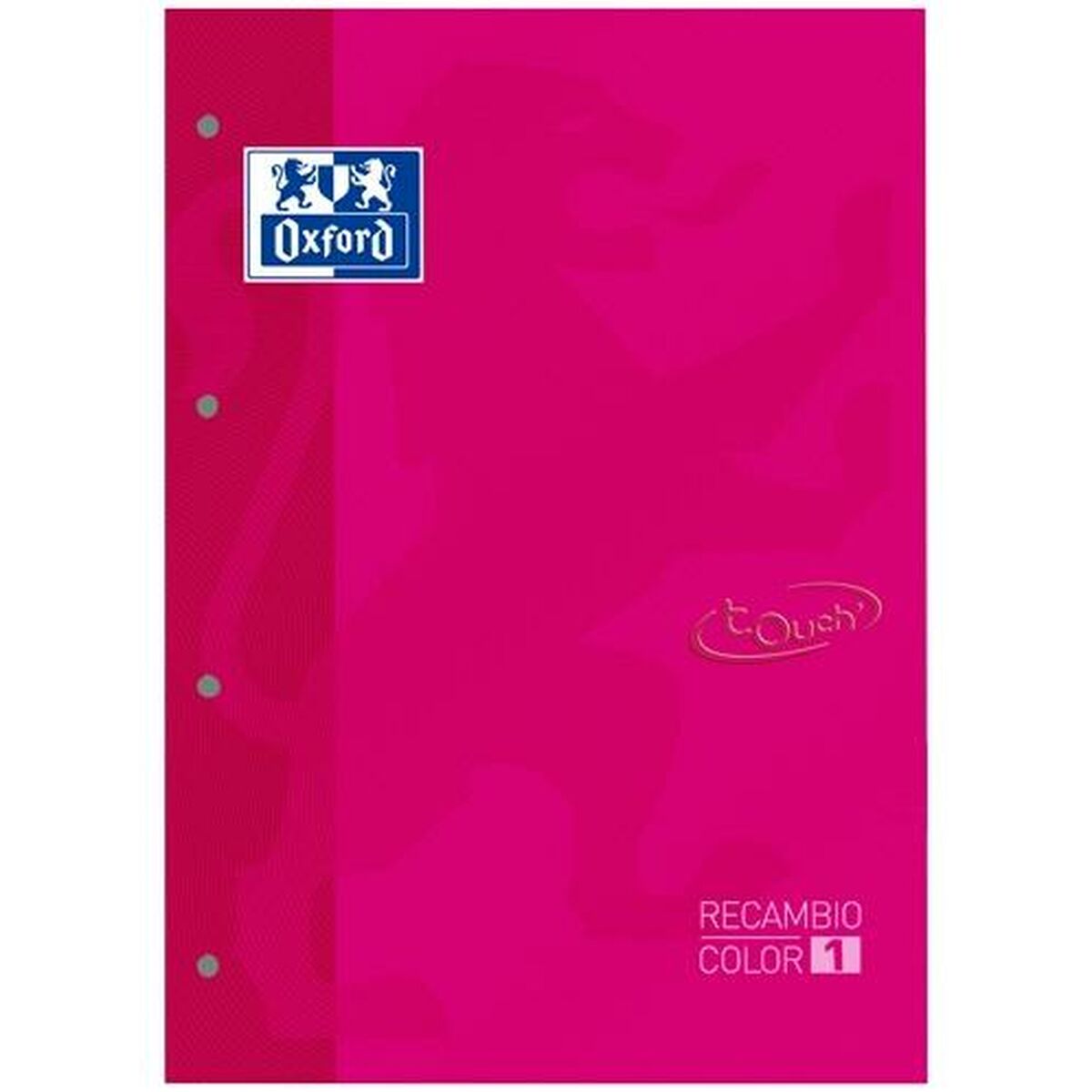 Reservdel Oxford TOUCH  Blad 80 Blad 5 antal A4 Fuchsia 5 Delar