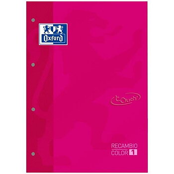 Reservdel Oxford TOUCH  Blad 80 Blad 5 antal A4 Fuchsia 5 Delar