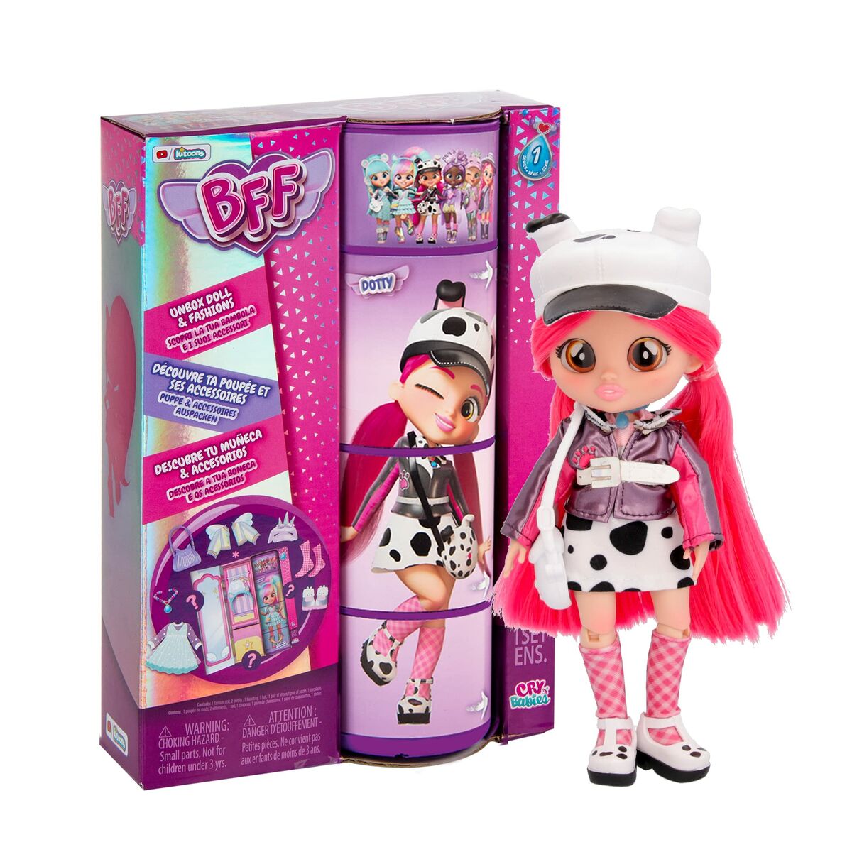 Docka IMC Toys Cry Babies Best Friends Forever 20 cm - 3