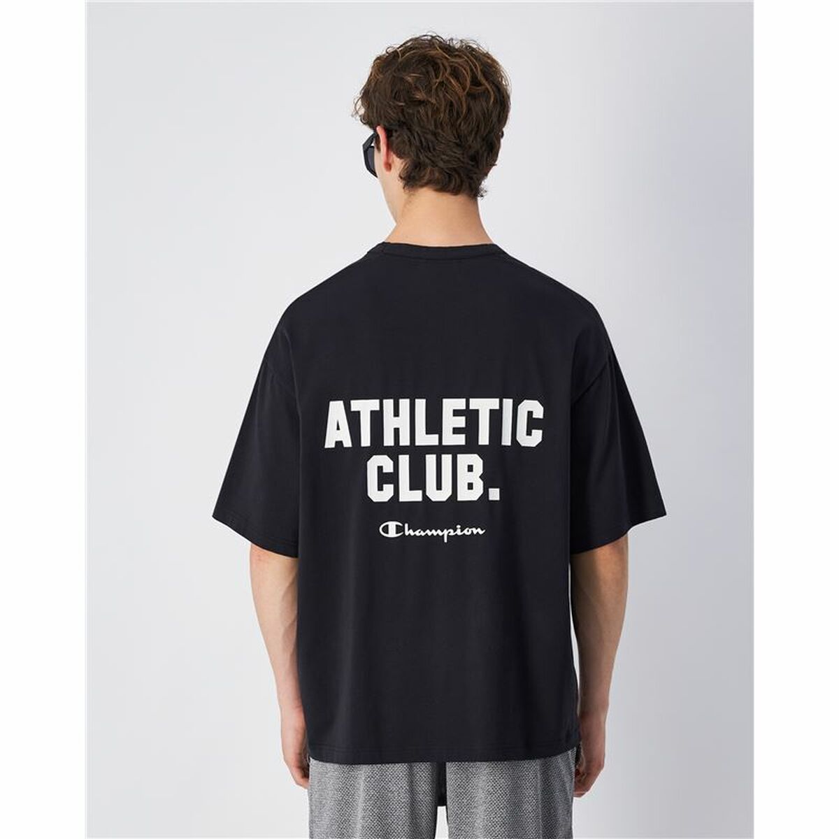 T-shirt med kortärm Herr Champion SS Svart - 3