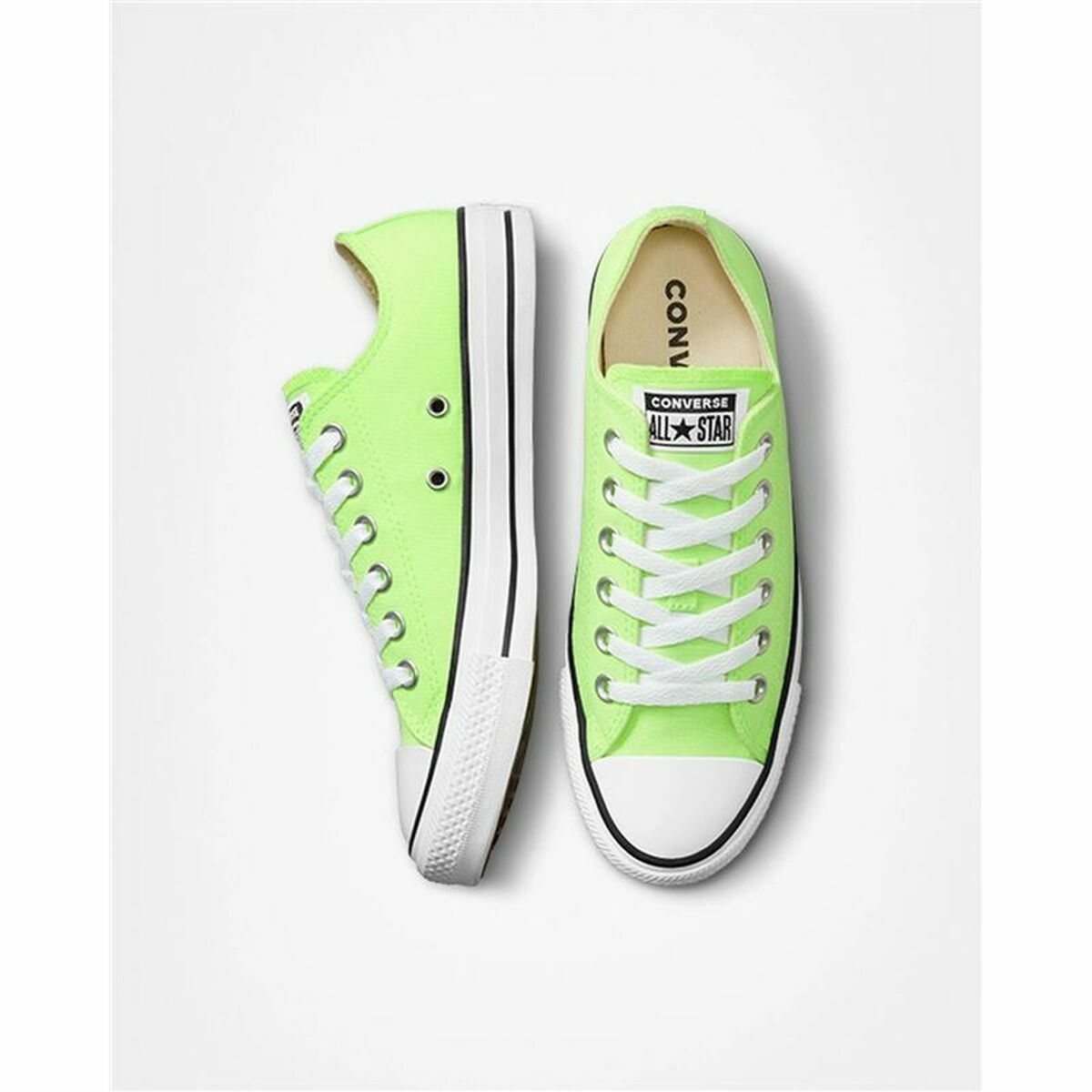 Casual Träningsskor Dam Converse Chuck Taylor All-Star Grön Fluorescerande - 7