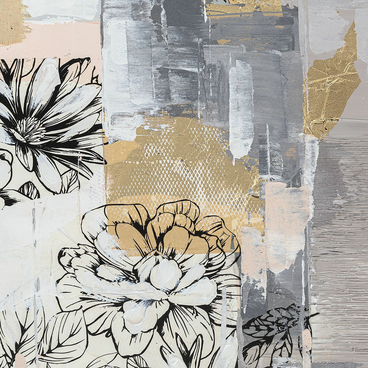 Tavla DKD Home Decor Abstrakt Modern (60 x 2,4 x 120 cm) (2 antal) - 3