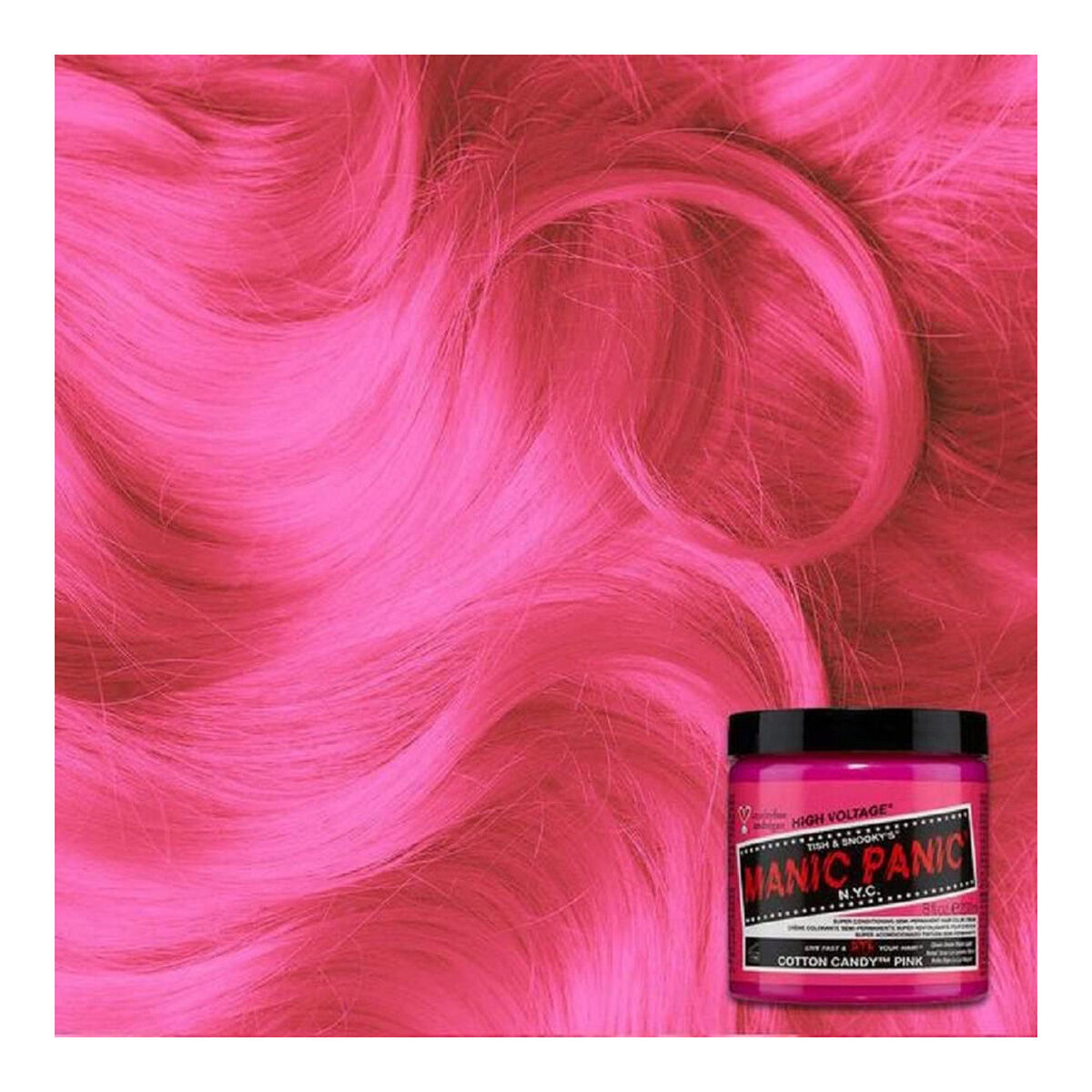 Permanent färg Classic Manic Panic ?HCR 11004 Cotton Candy Pink (118 ml) - 3