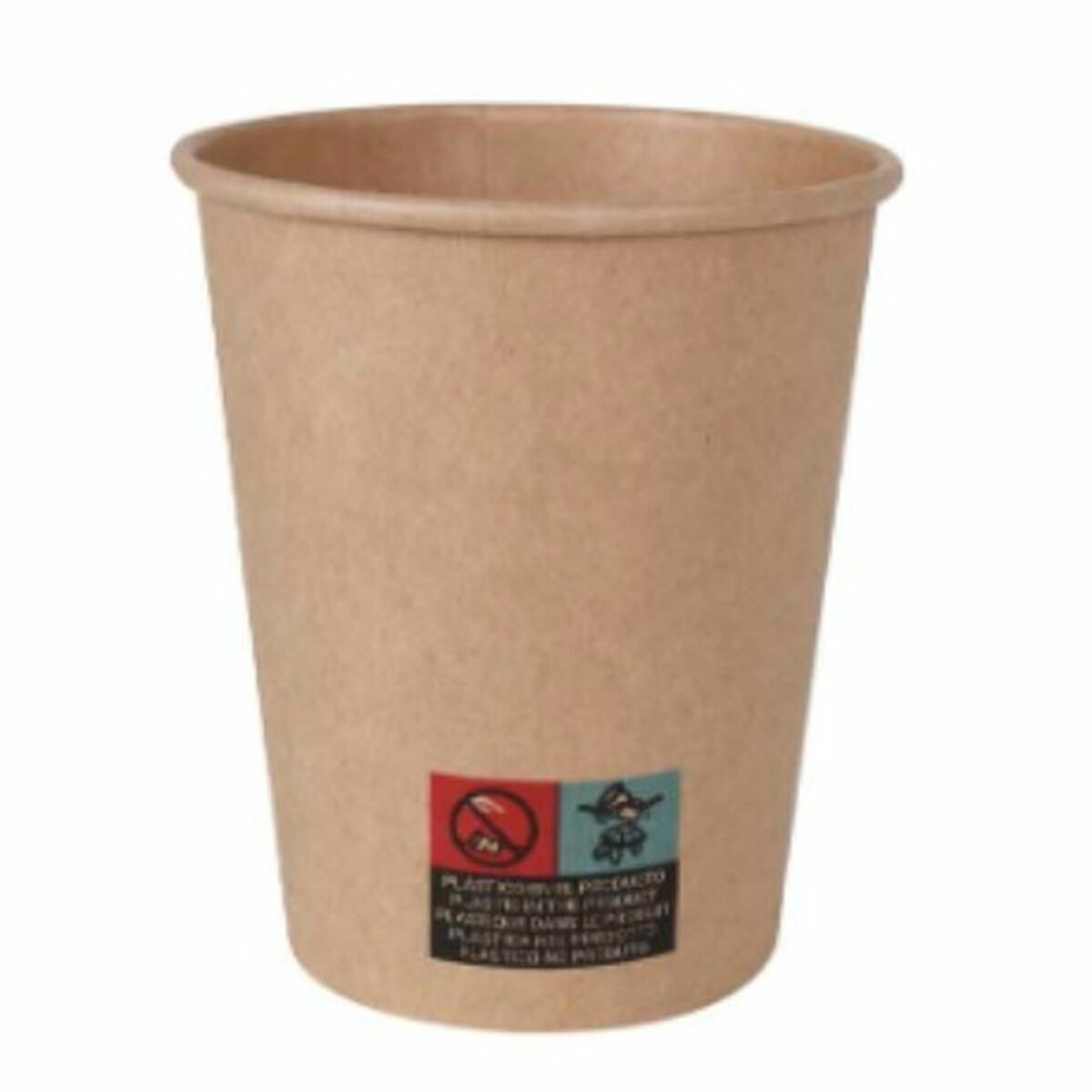 Glasset Algon Papp Engångsanvändning 10 antal 250 ml (100 Delar) - 2