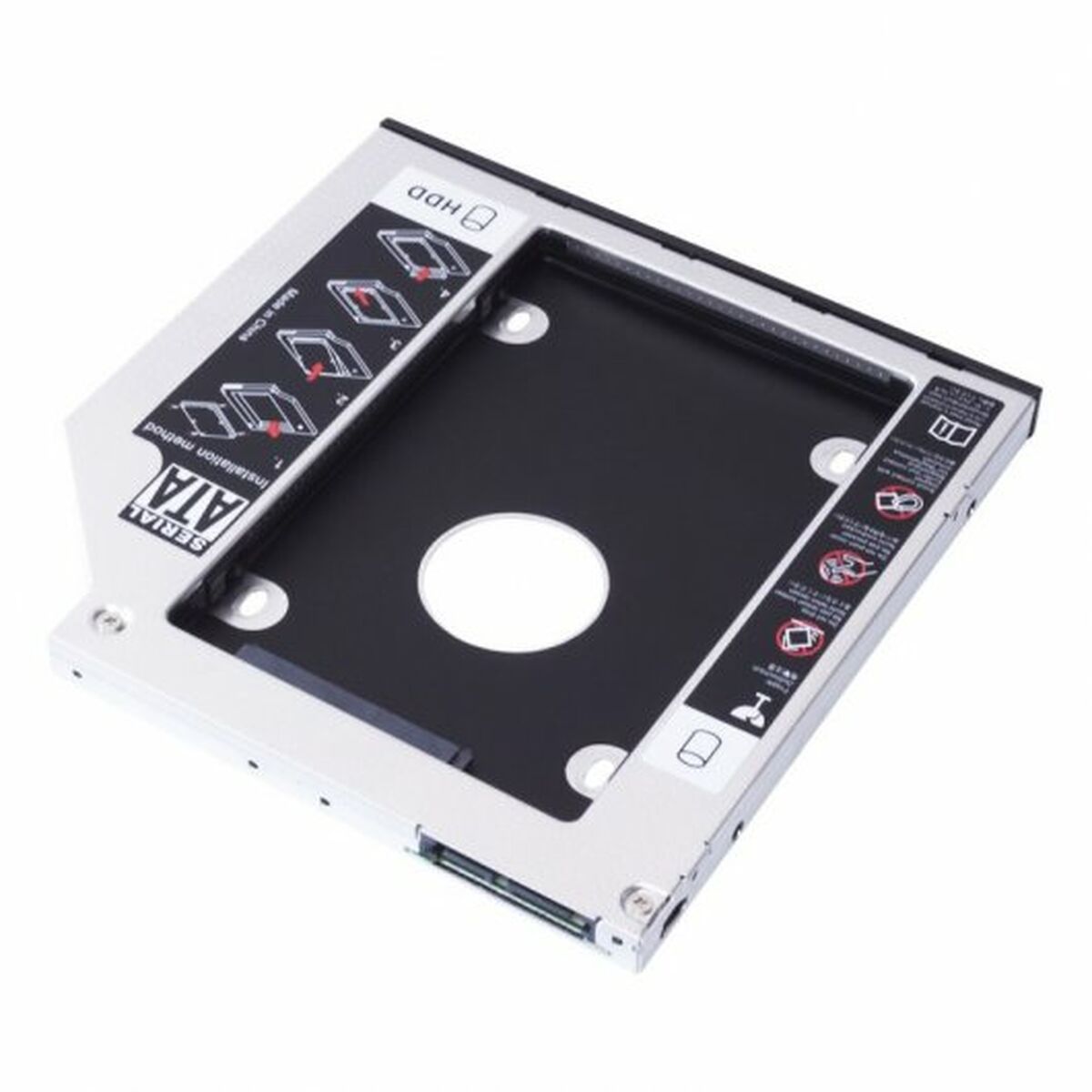 HDD/SSD SATA Optisk enhetsadapter Unykach Unykach Adaptador HDD/SSD 2.5 12.7mm 2,5"