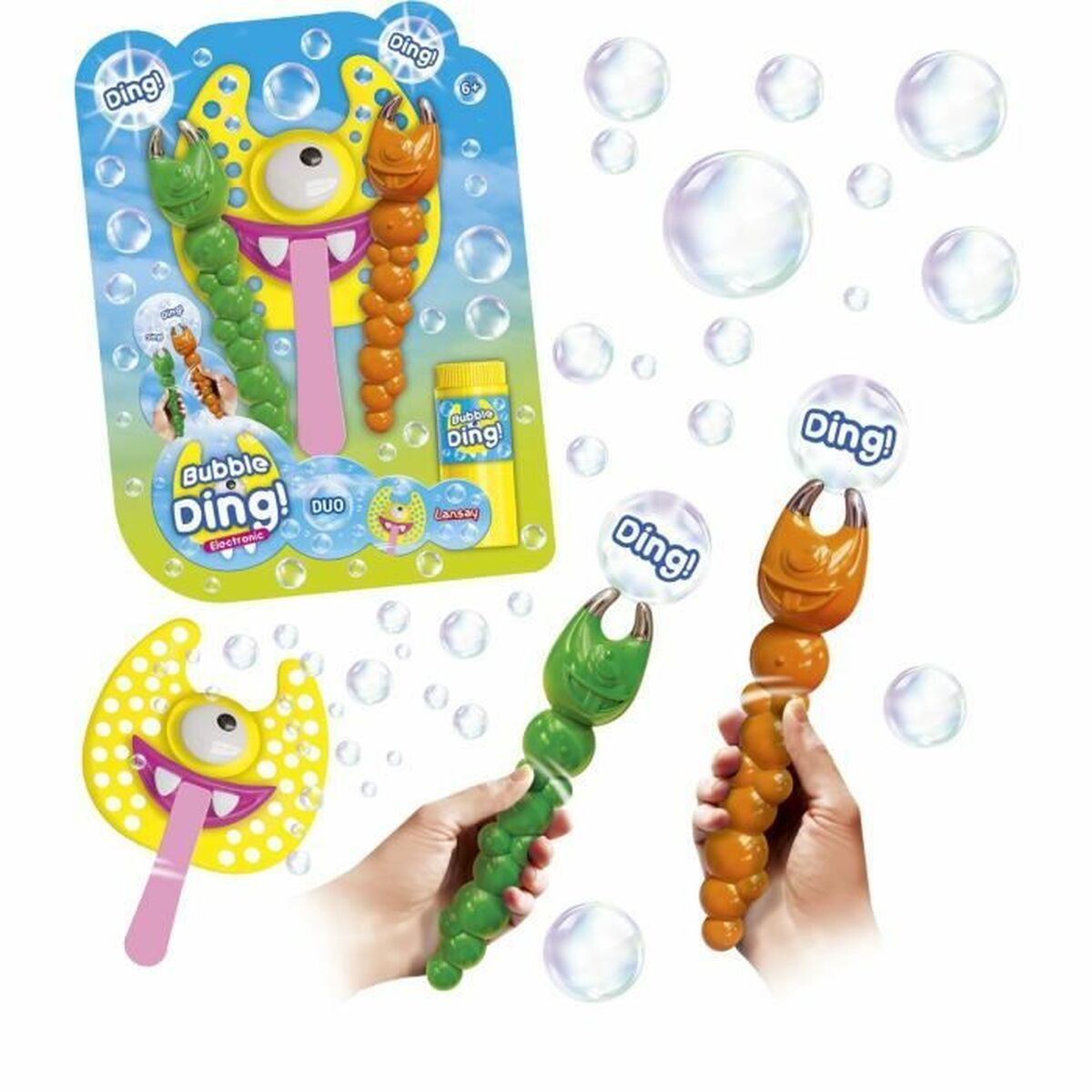 Såpbubbelspel Lansay Bubble Ding Duo Electronic - 5
