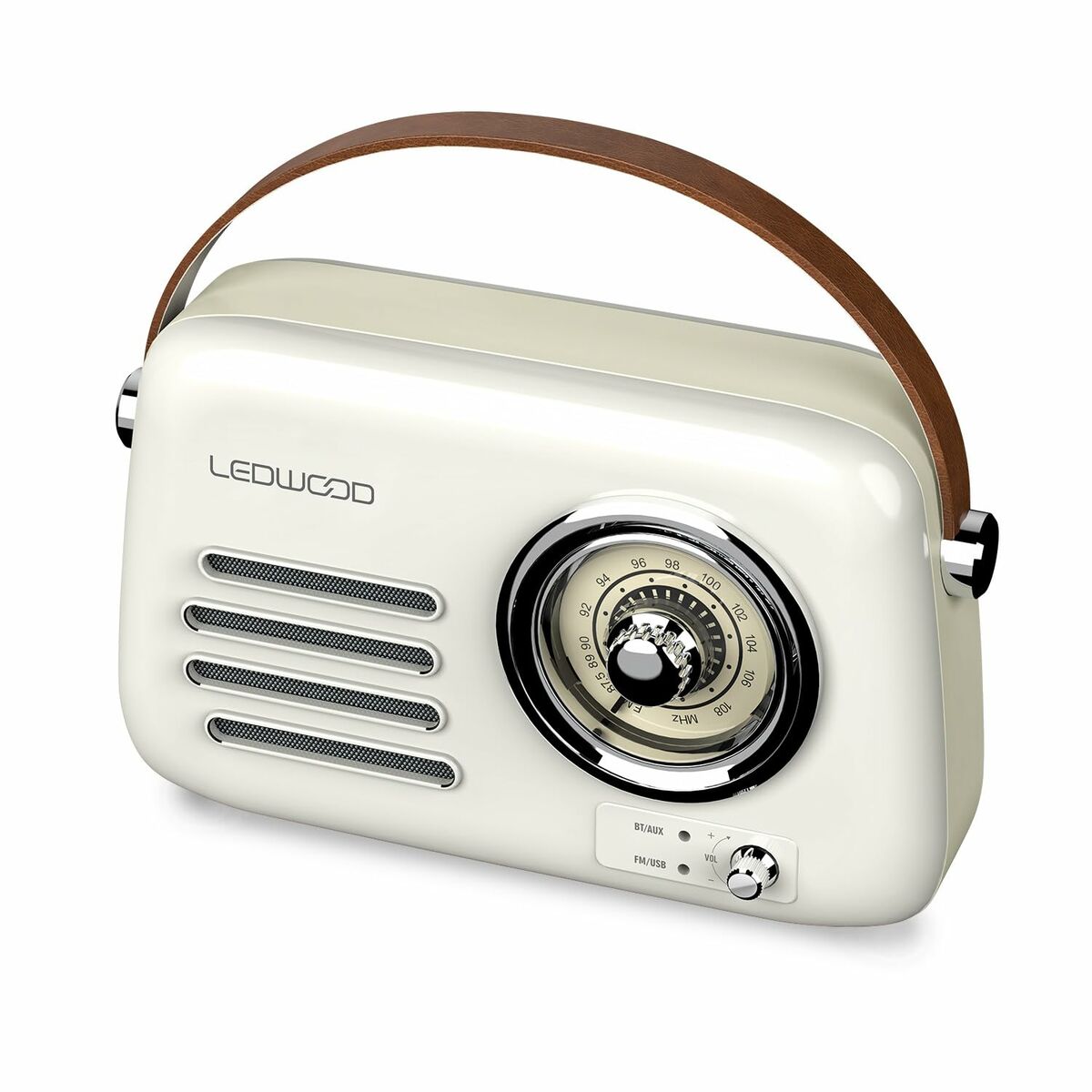 Radiotransistor Ledwood ALMA BLANCO Vit 30 W - 2