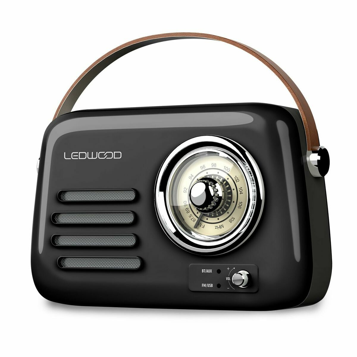 Radiotransistor Ledwood ALMA NEGRO Svart 30 W