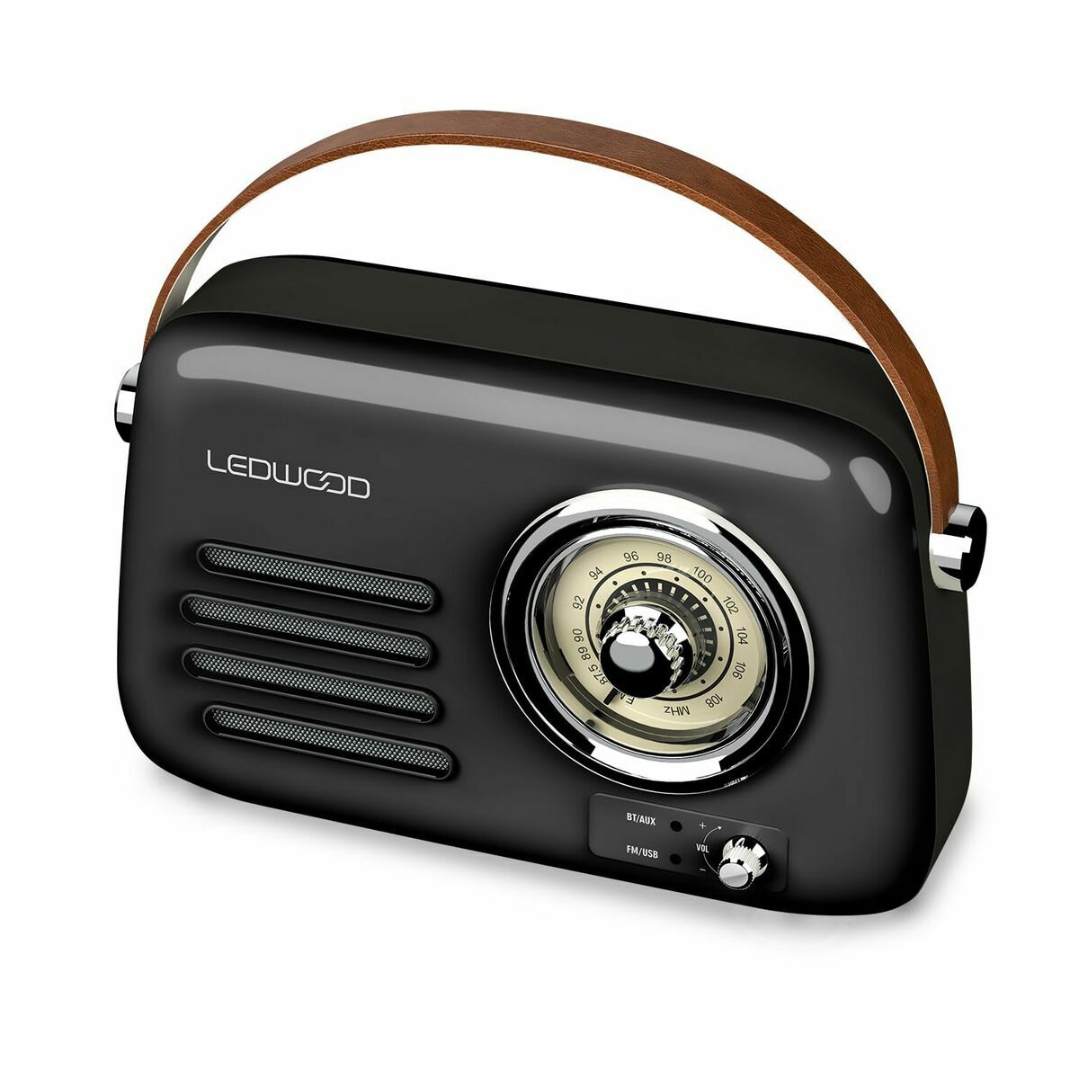 Radiotransistor Ledwood ALMA NEGRO Svart 30 W - 2
