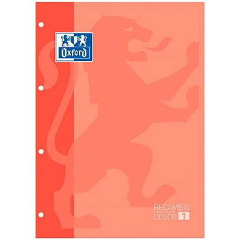 Reservdel Oxford Blad 80 Blad 5 antal A4 Persika 5 Delar