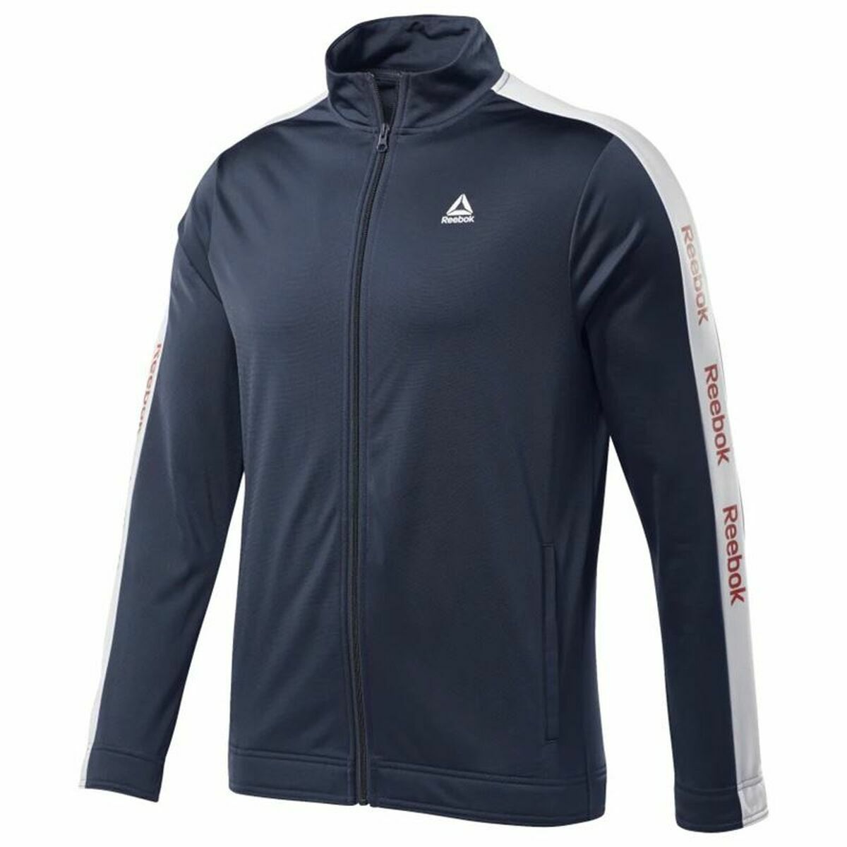 Träningsjacka Herr Reebok Essentials Linear Logo Mörkblå - 9