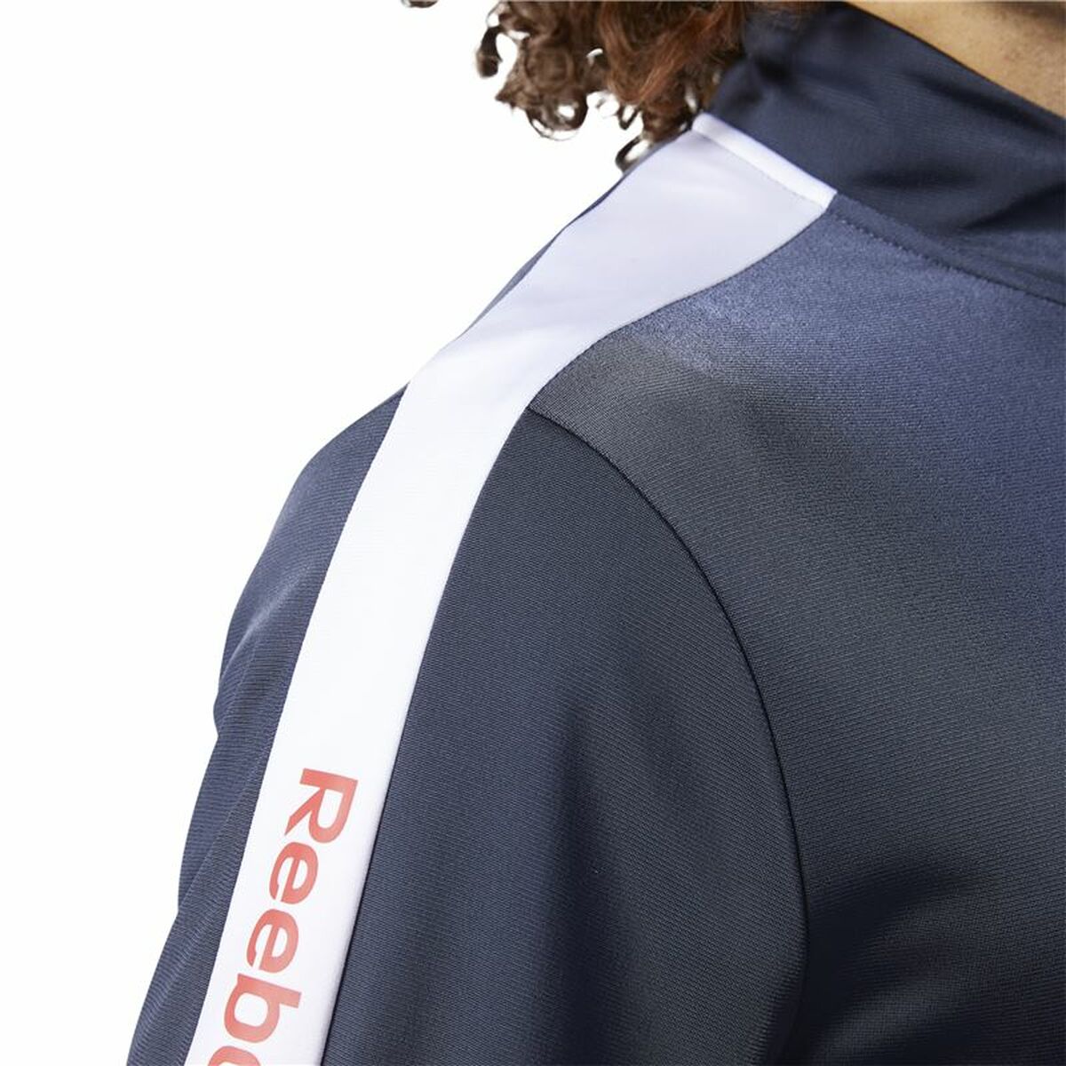 Träningsjacka Herr Reebok Essentials Linear Logo Mörkblå - 4