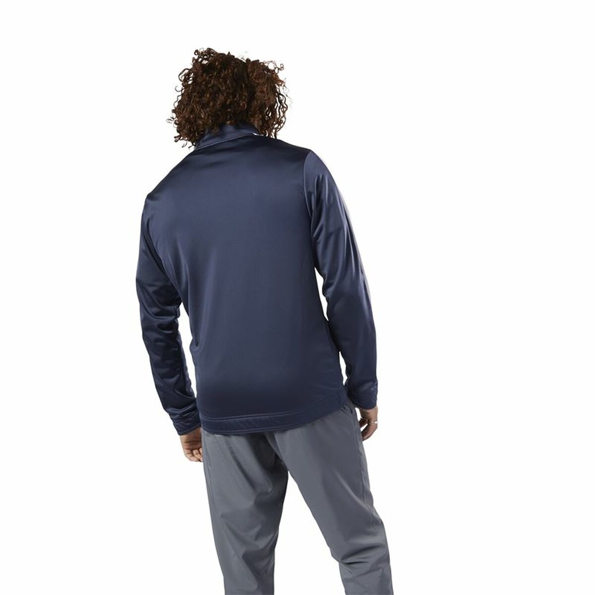 Träningsjacka Herr Reebok Essentials Linear Logo Mörkblå - 5