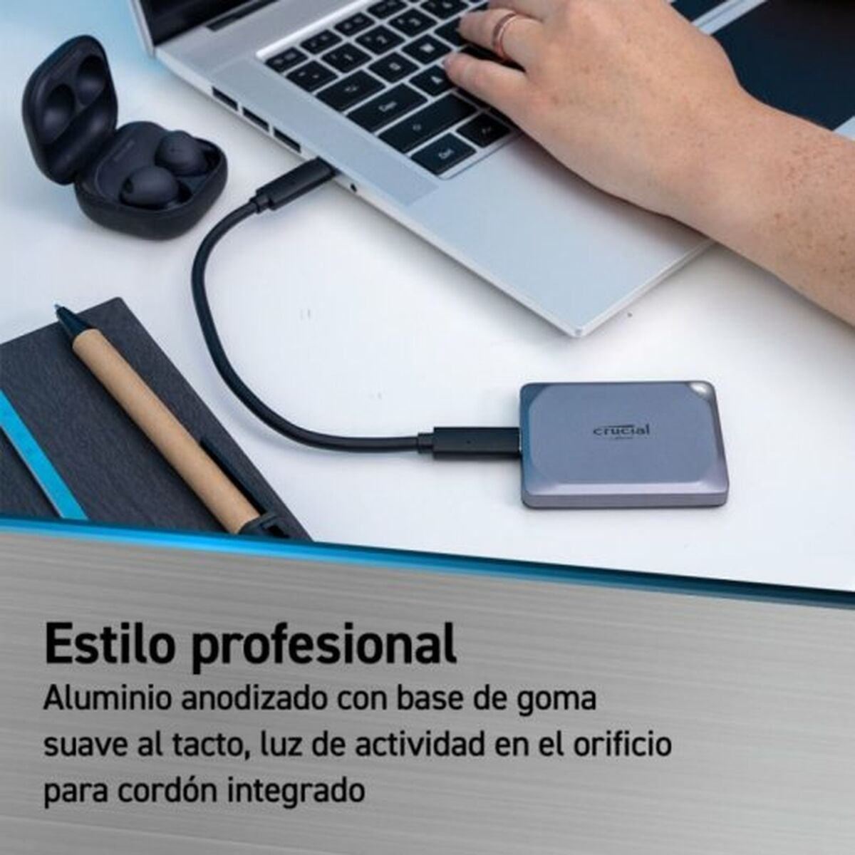 Extern Hårddisk Crucial Crucial X9 Pro 4 TB SSD - 6