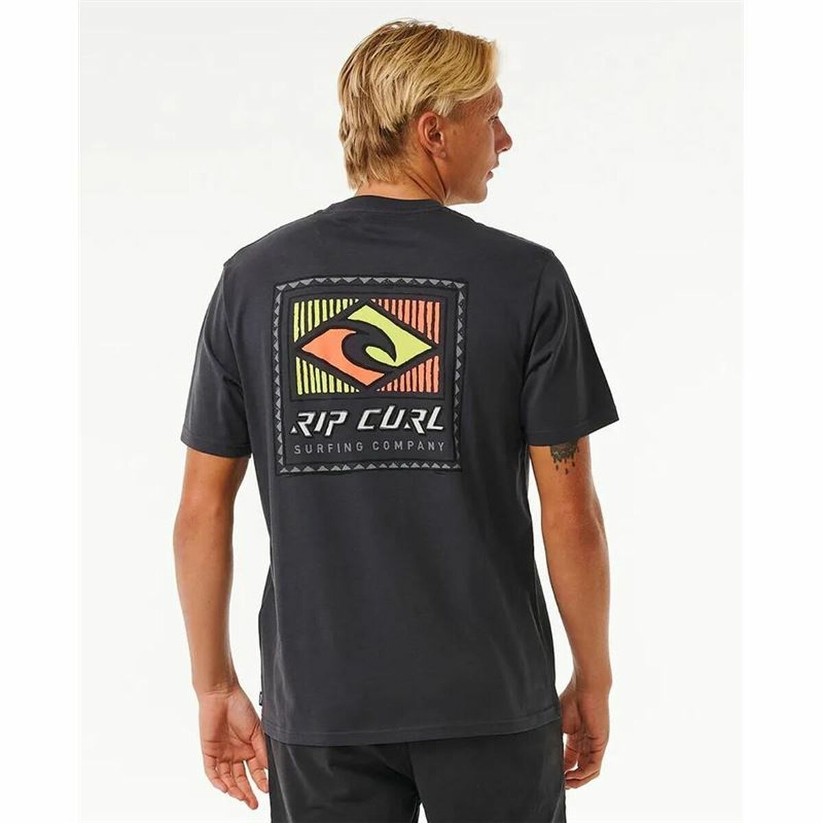 T-shirt med kortärm Herr Rip Curl Traditions Svart - 2