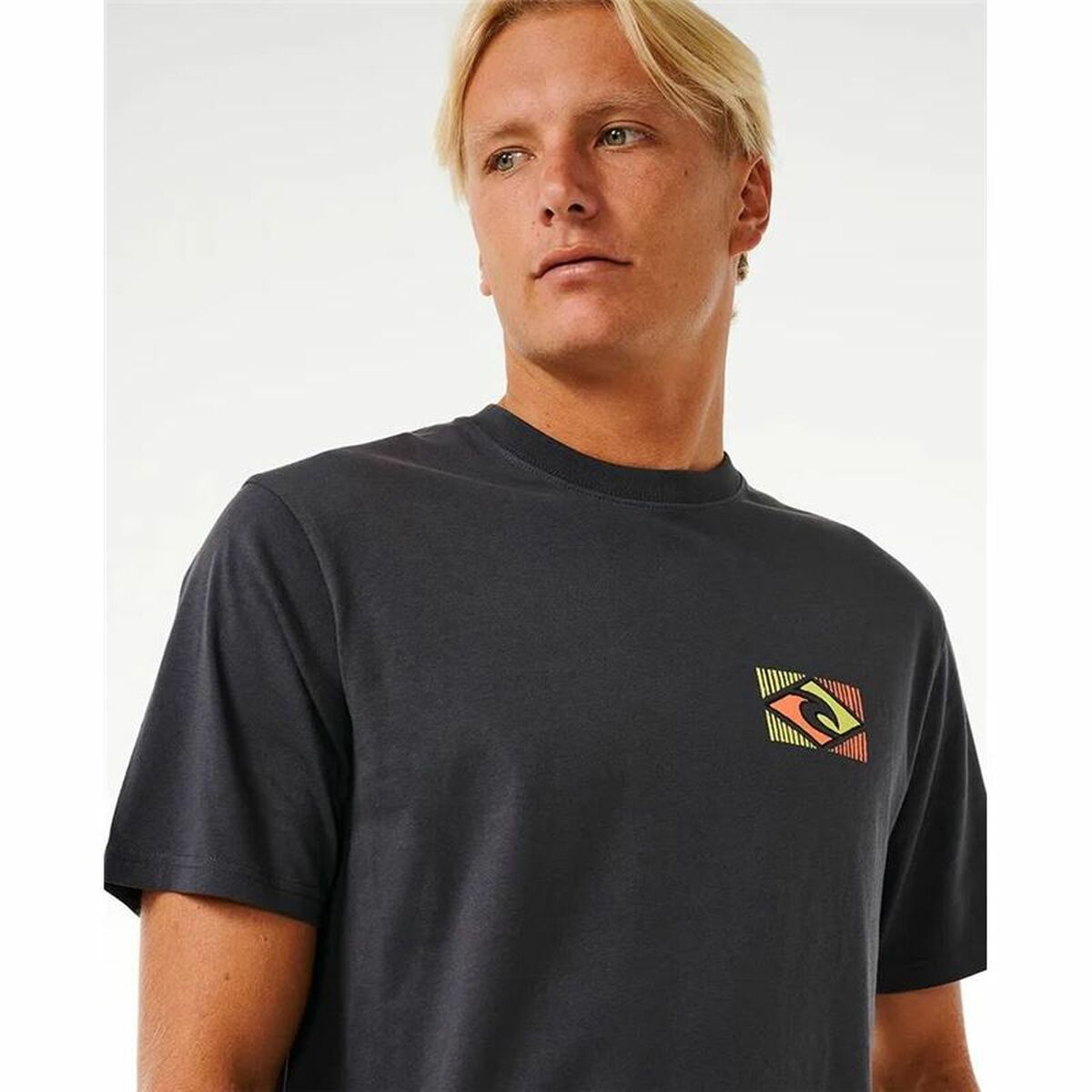 T-shirt med kortärm Herr Rip Curl Traditions Svart - 3