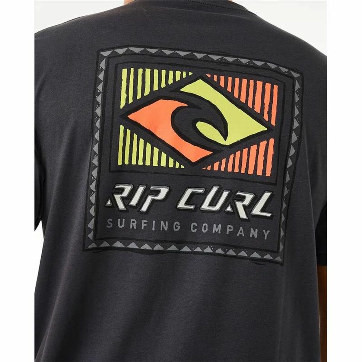 T-shirt med kortärm Herr Rip Curl Traditions Svart - 5