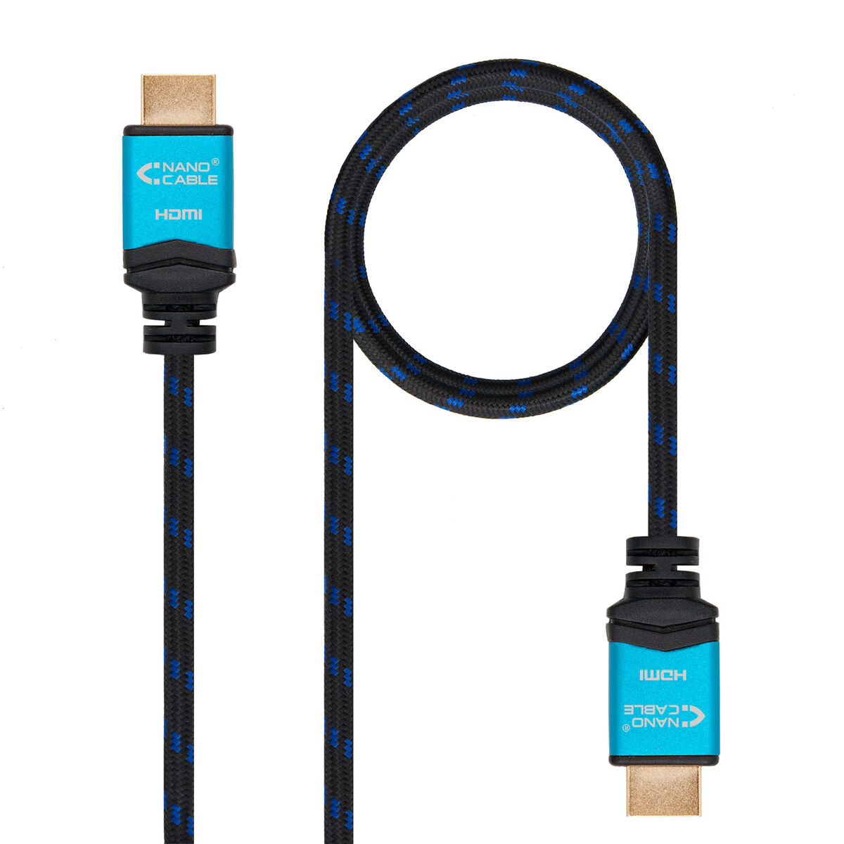 Kabel HDMI NANOCABLE 10.15.3700 V2.0 Svart 50 cm