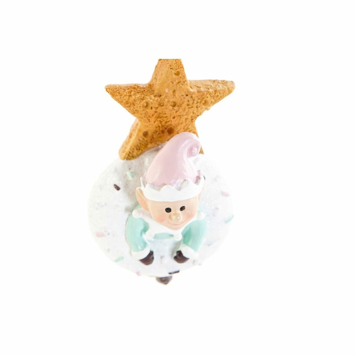 Hängdekoration DKD Home Decor Jul Harts (2 pcs) (5.5 x 5 x 9 cm) - 2