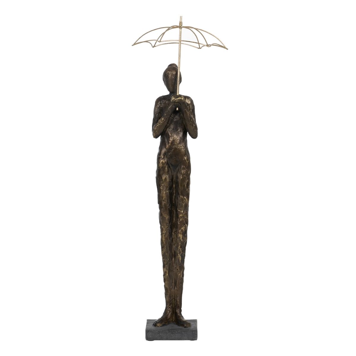 Prydnadsfigur Koppar Kvinna 18 x 16 x 63 cm