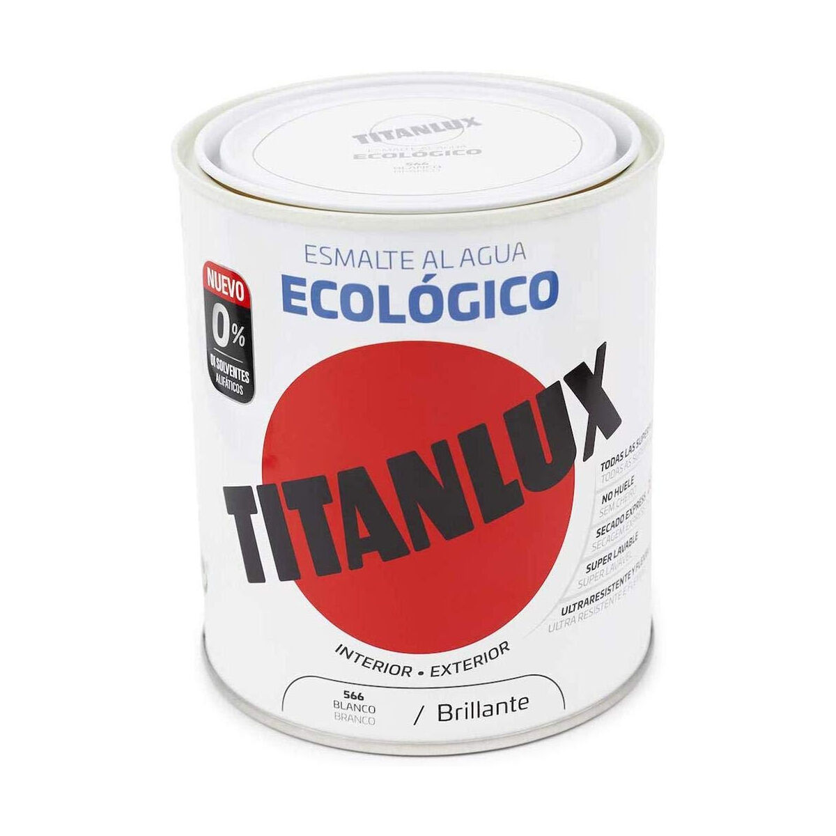 Fernissa Titanlux 00t056634 750 ml Ytlack Vit Glansig - 2