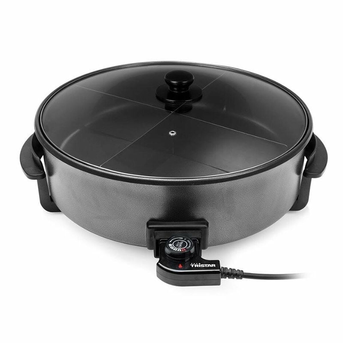 Elektrisk Gryta Tristar PZ-9145 1500 W Ø 40 cm Svart Metall