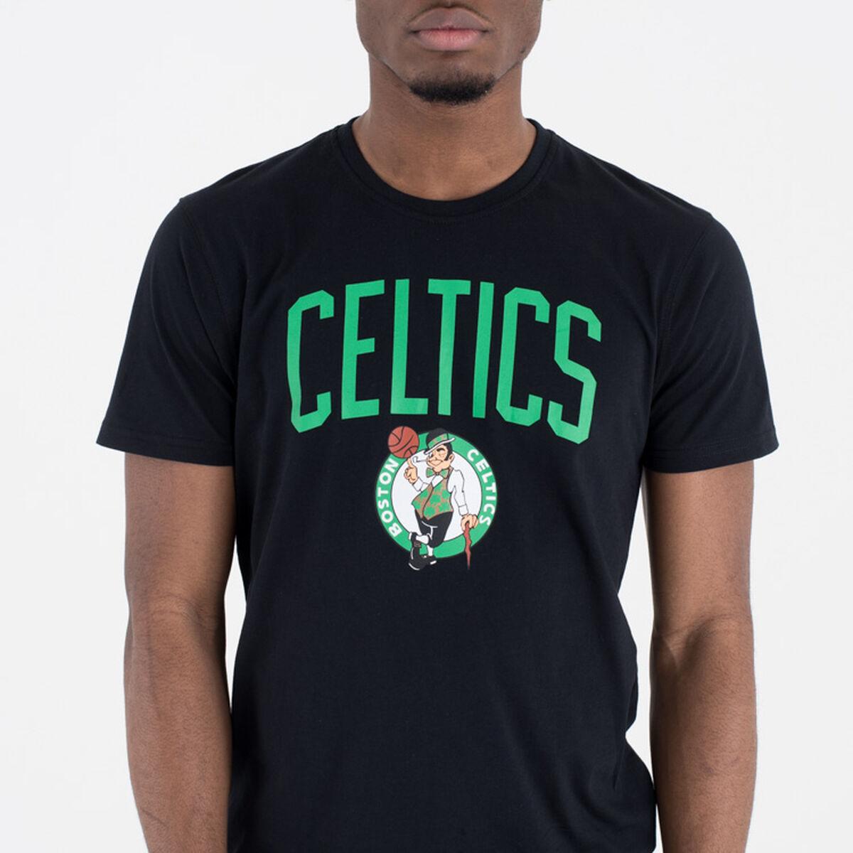 Sporttröja med ärmar New Era NOS NBA BOSCEL 60505459 Svart - 3