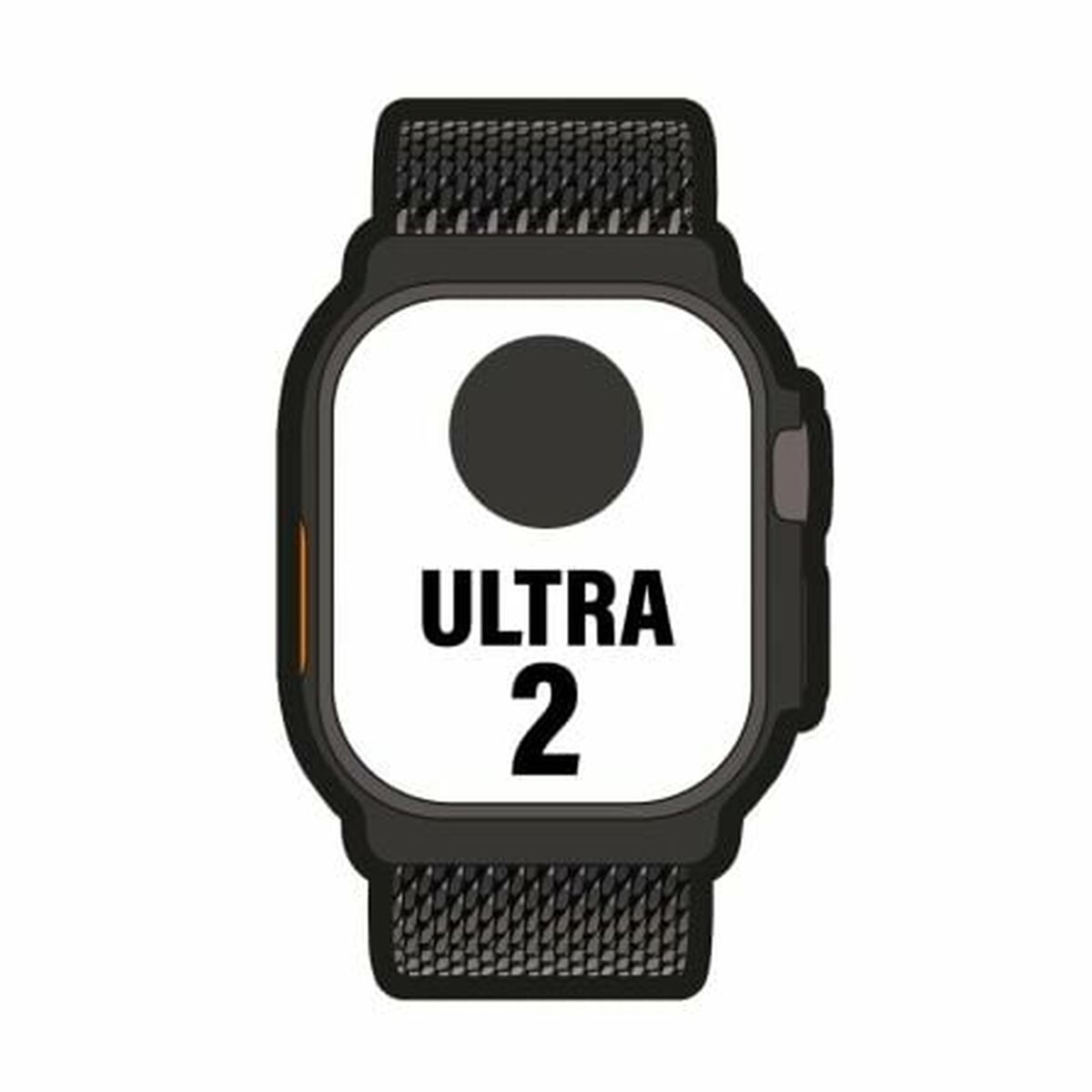 Herrklocka Apple MX5V3TY/A Svart 49 mm