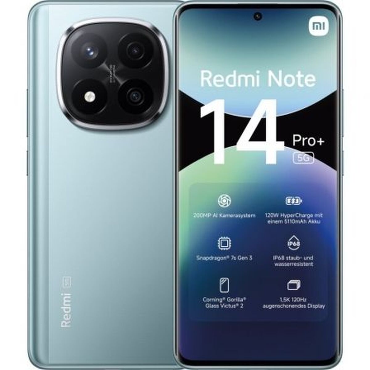 Smartphone Xiaomi NOTE14PP 5G 8-256 BL Octa Core 8 GB RAM 256 GB Blå 6,67"