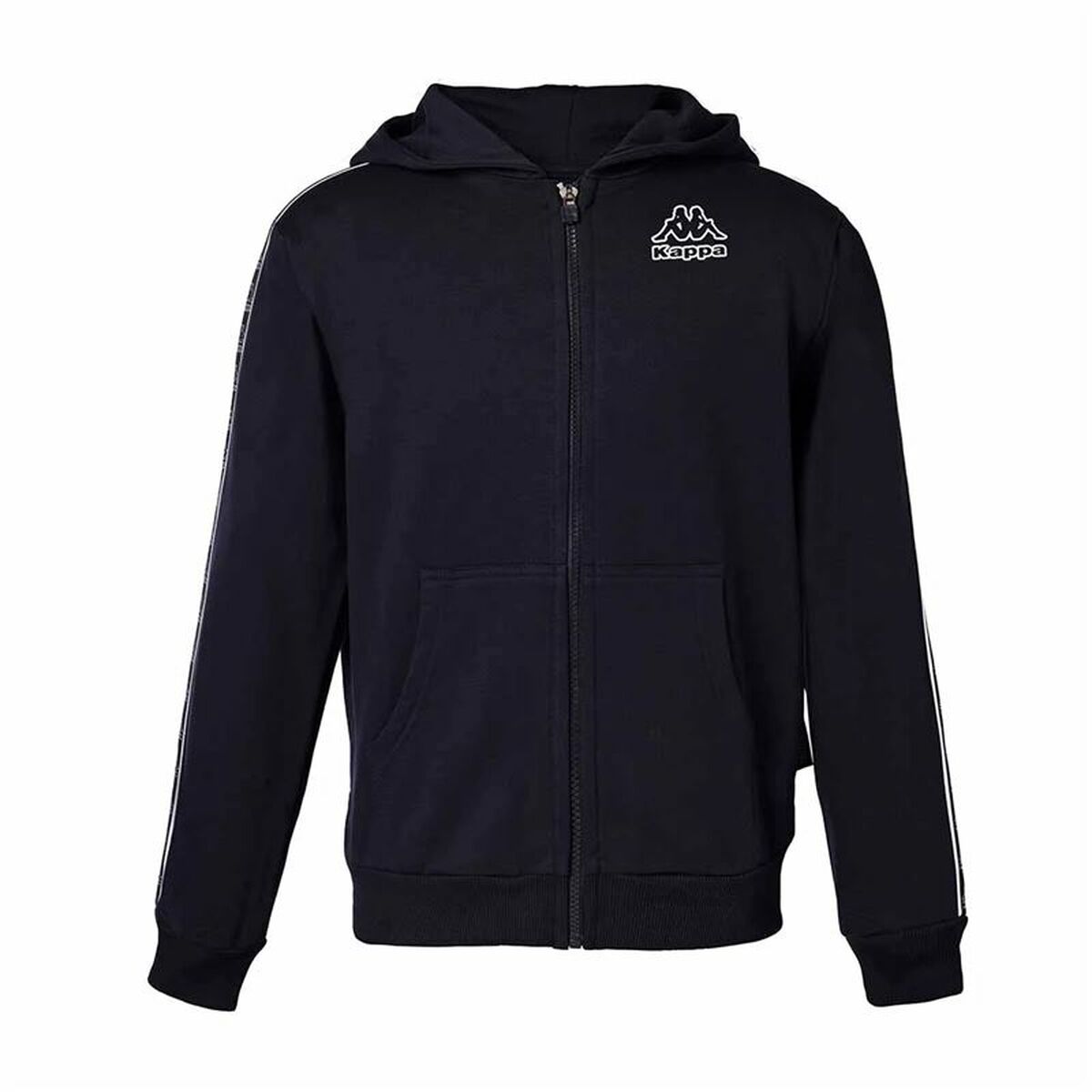 Tröja med huva Unisex Kappa 8031F0036 Svart