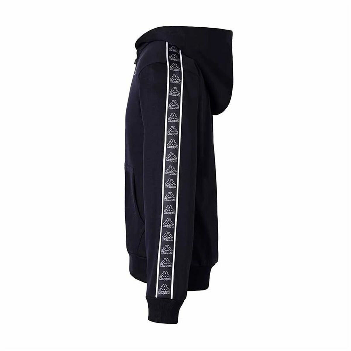 Tröja med huva Unisex Kappa 8031F0036 Svart - 3