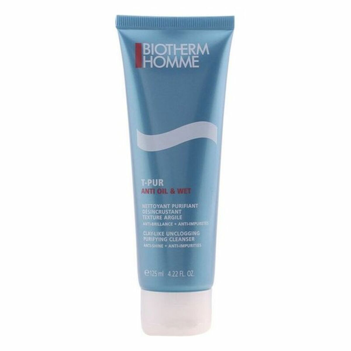 Rengöringsskum Homme T-Pur Biotherm 125 ml - 2