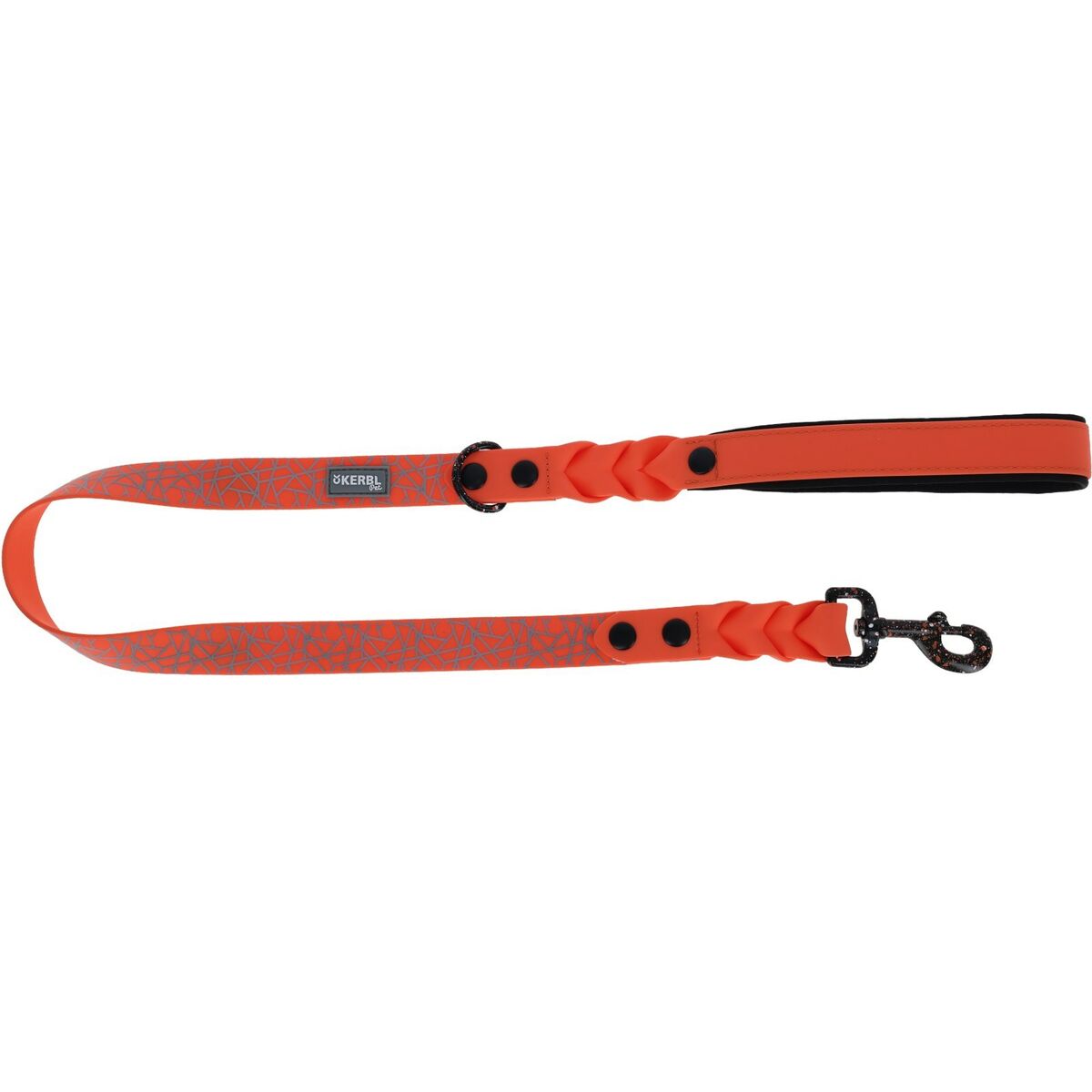 DoHundkoppel Kerbl 80103 Svart Orange Tryck