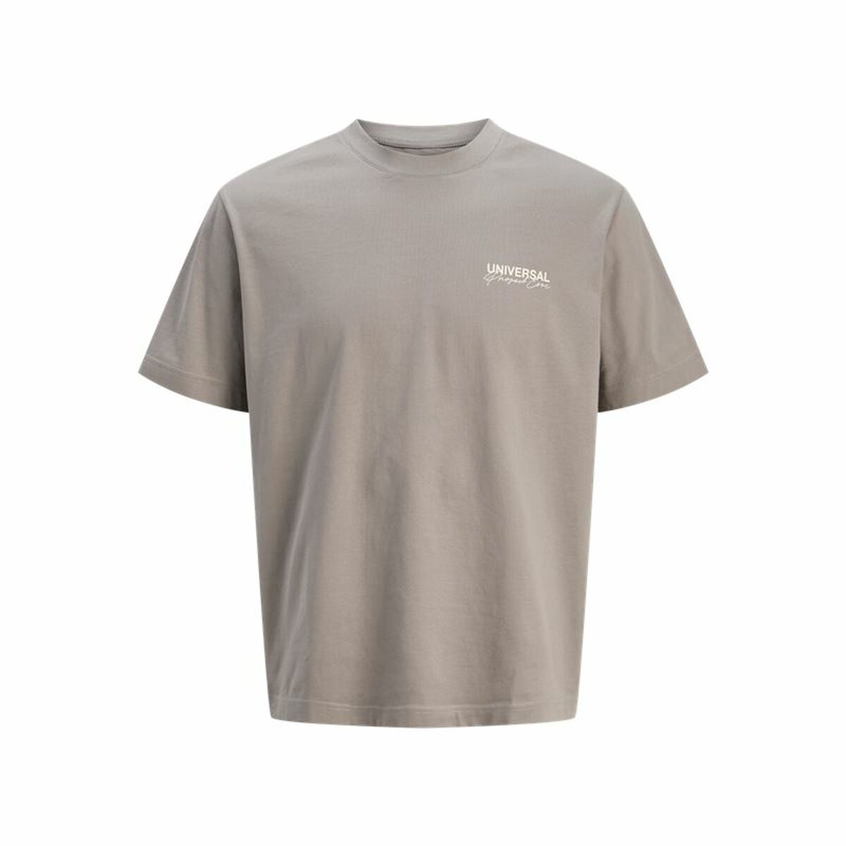 T-shirt med kortärm Herr Jack & Jones Jcodynamic Dust Ss Crew Neck Ljusbrun