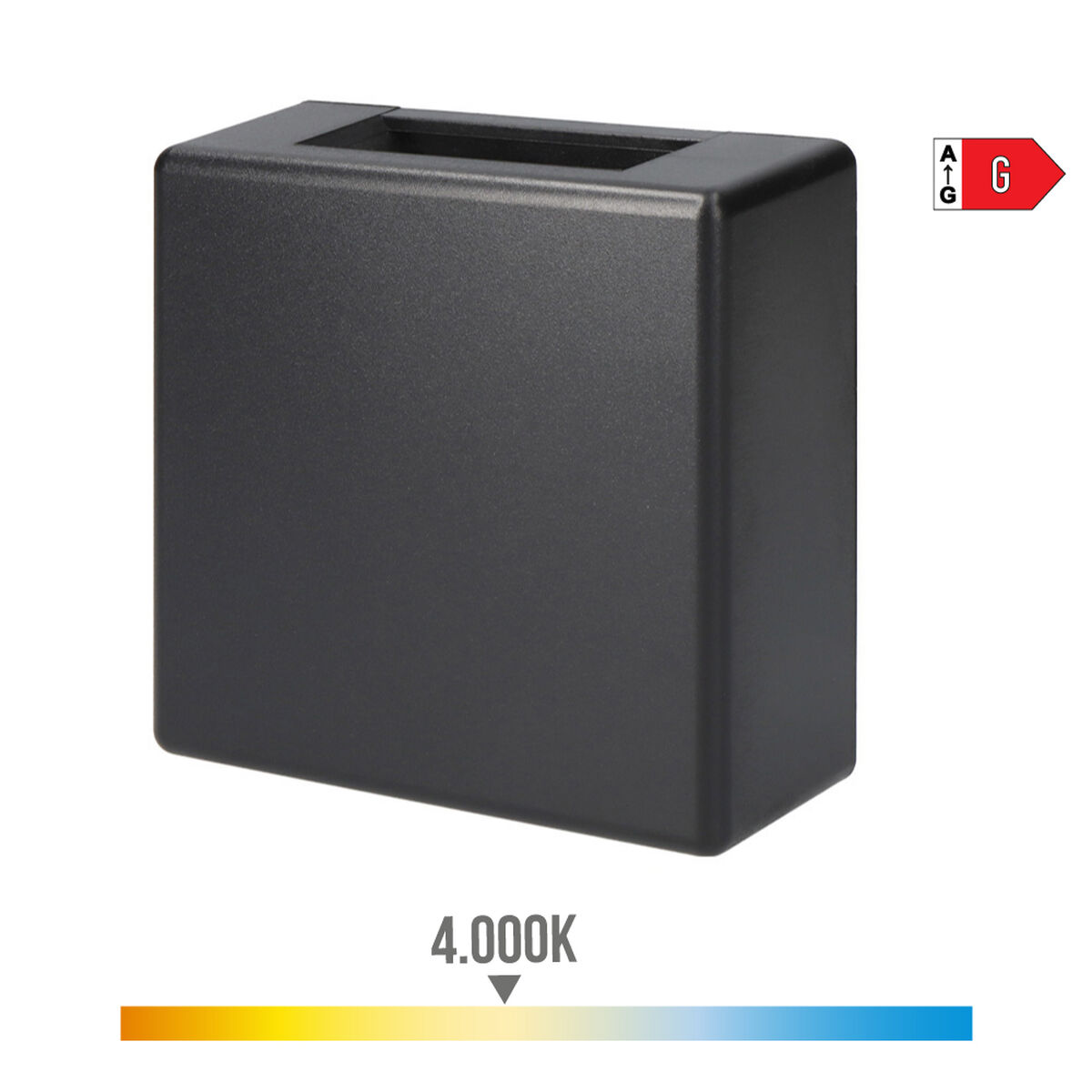 Vägglampa med LED EDM 32141 Plast A G 3 W 85 lm (4000 K) - 6