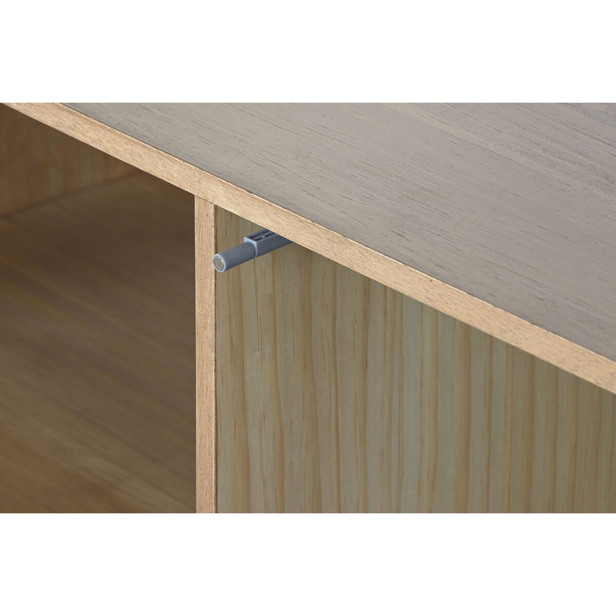TV-möbler Home ESPRIT Beige Naturell Jute Furu 120 x 40 x 55 cm - 3